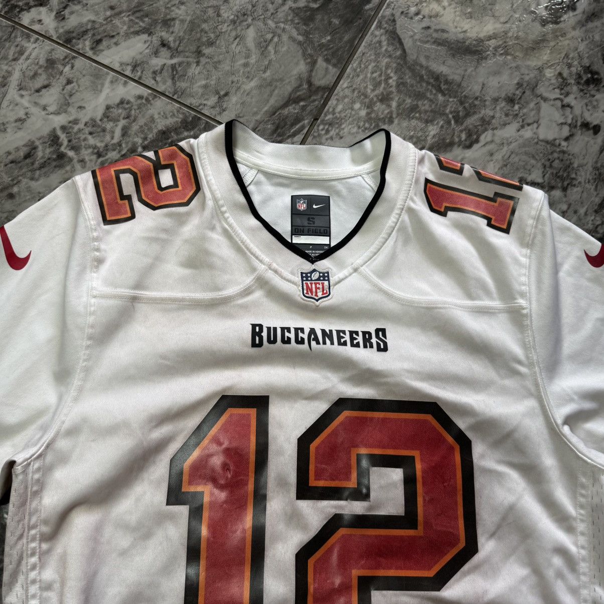 NFL × Vintage Nike Tom Brady Jersey #12 Size US S / EU 44-46 / 1 - 3 Thumbnail