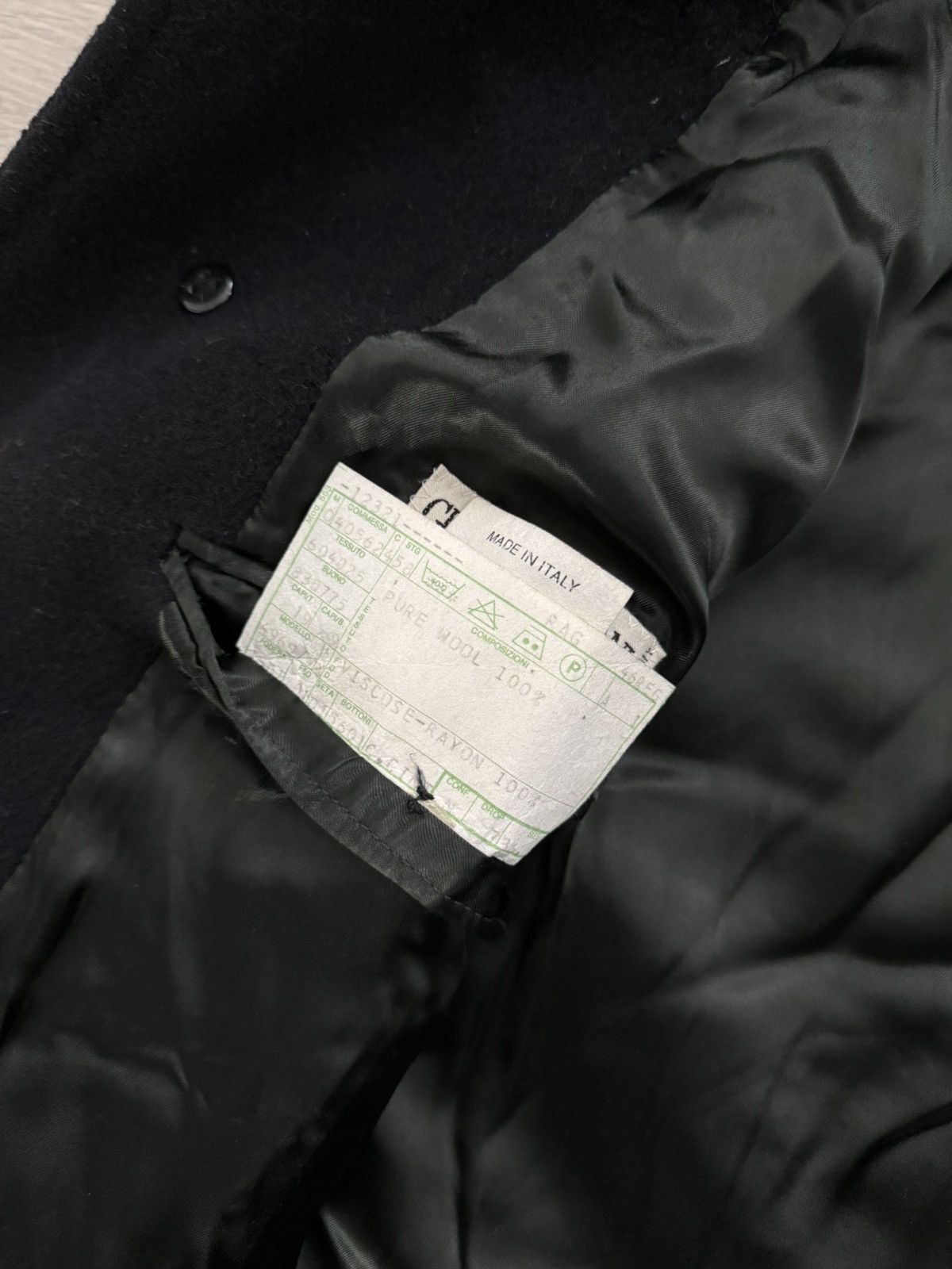 Armani Giorgio Armani 1980s Balmacaan Wool Overcoat Size M Size US M / EU 48-50 / 2 - 16 Thumbnail