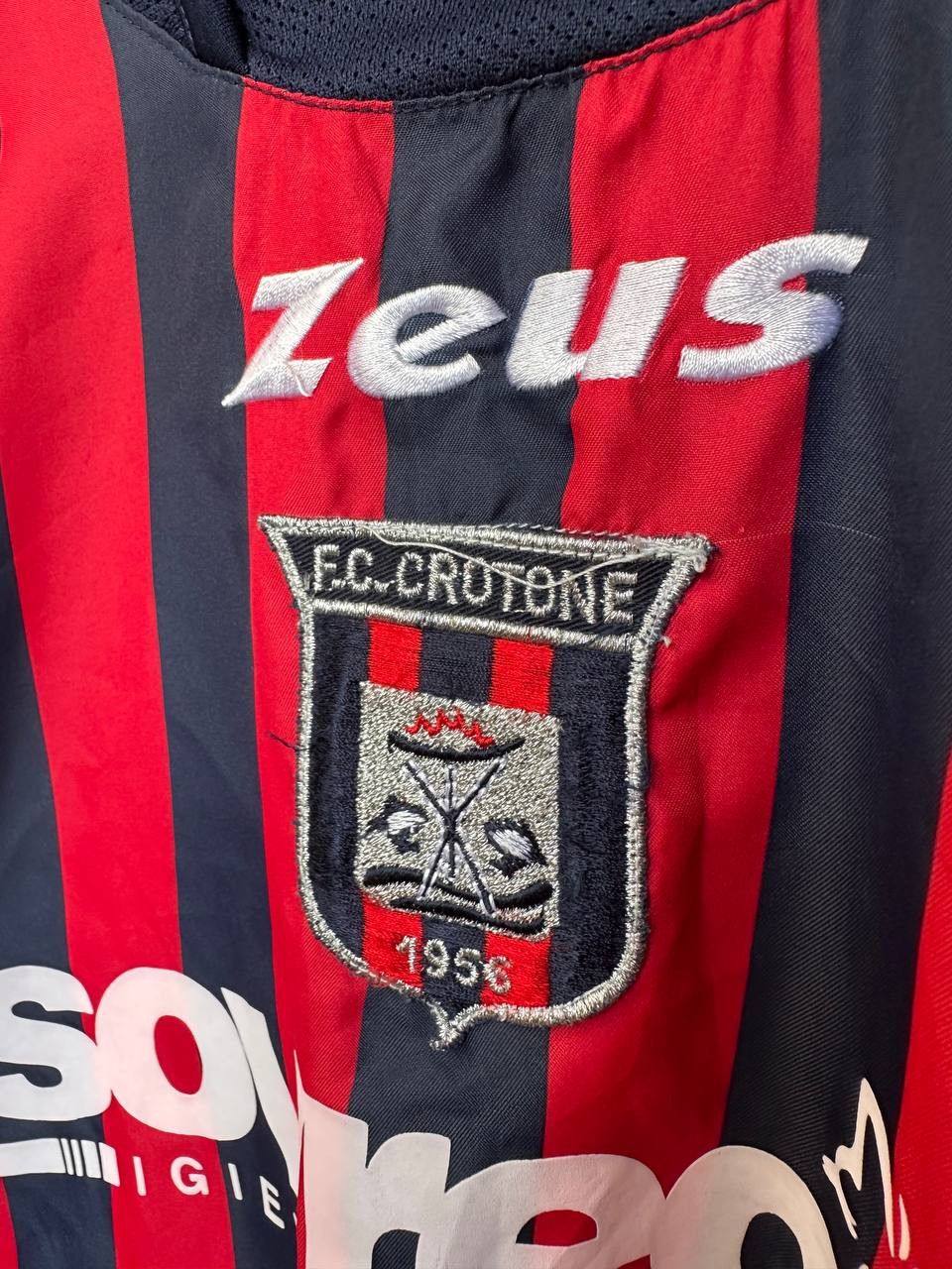 Other FC Crotone Zeus 2006-07 Home Shirt Jersey LS Striped Size US M / EU 48-50 / 2 - 13 Thumbnail
