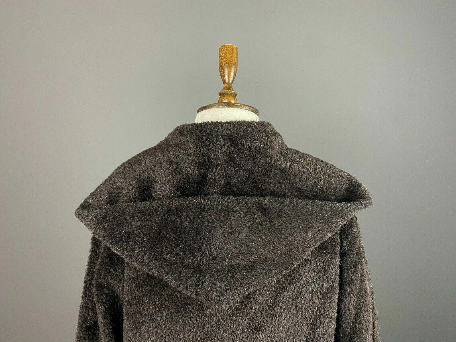 Designer Max Mara Brown Alpaca Wool Over Coat Size US 8 GB 10 Size M / US 6-8 / IT 42-44 - 7 Thumbnail