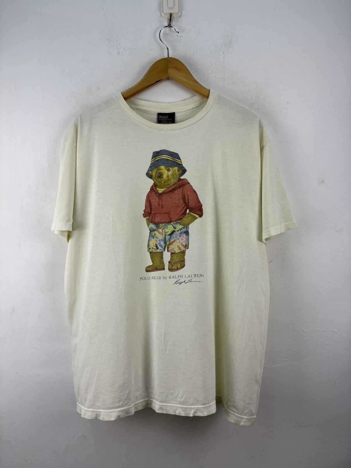 Polo Ralph Lauren Vintage Polo Bear Ralph Lauren Tshirt Size US L / EU 52-54 / 3 - 1 Thumbnail