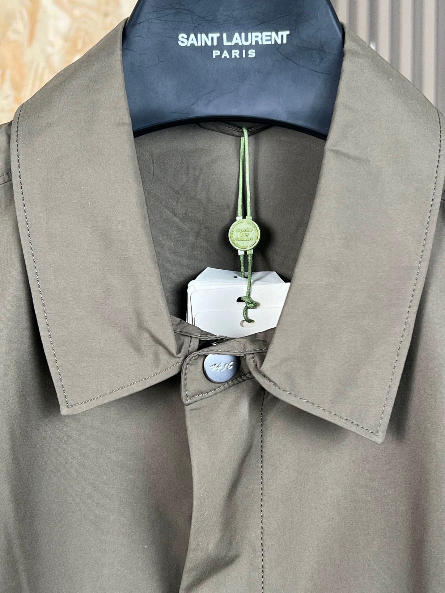 H&M beige zip-up collar jacket for men Size US L / EU 52-54 / 3 - 2 Thumbnail