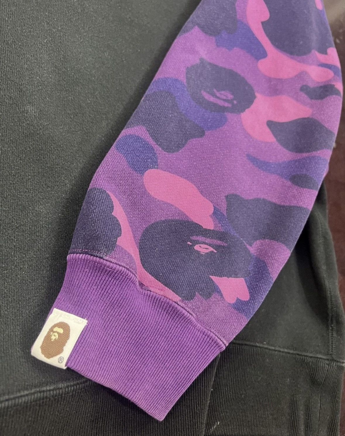 Bape Bape purple crew neck Size ONE SIZE - 3 Thumbnail