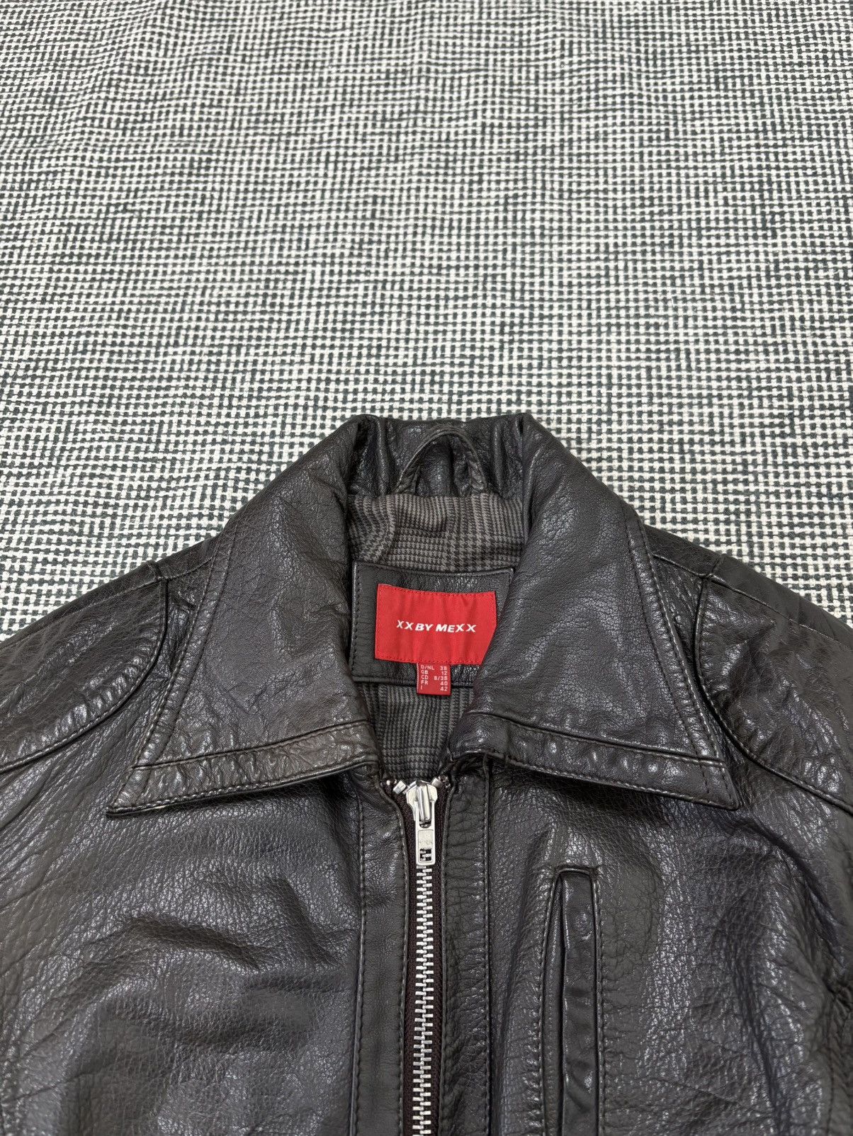 Other Y2K cargo vintage real leather jacket avant garde moto Size M / US 6-8 / IT 42-44 - 3 Thumbnail