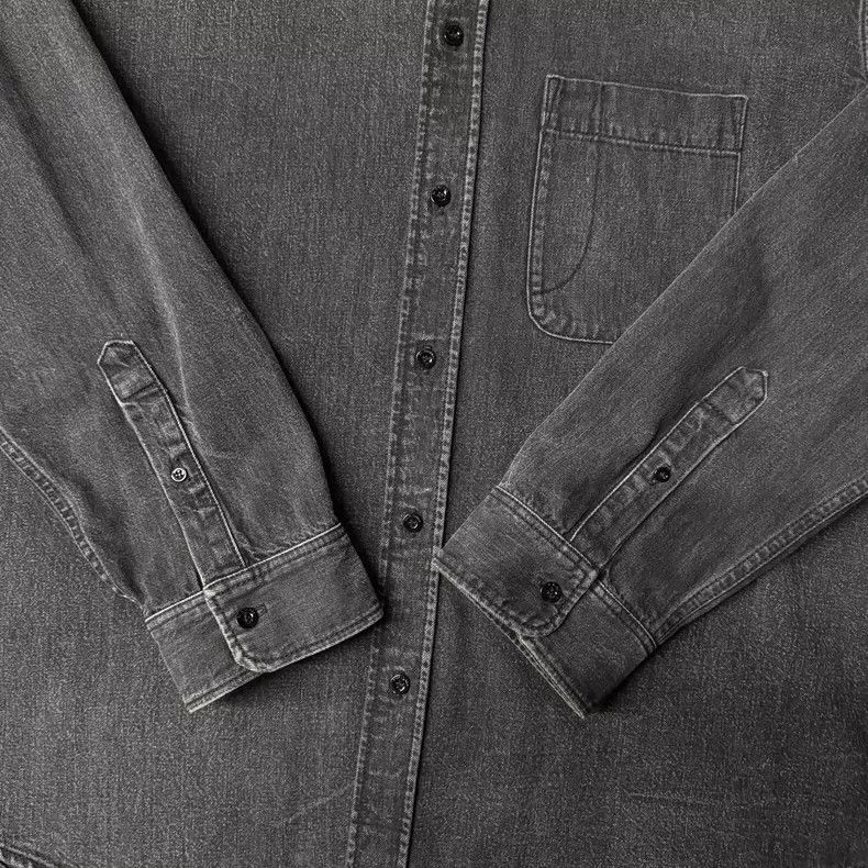 Balenciaga Balenciaga size 39 Long sleeve denim shirt with scarlet le Size US XS / EU 42 / 0 - 2 Thumbnail