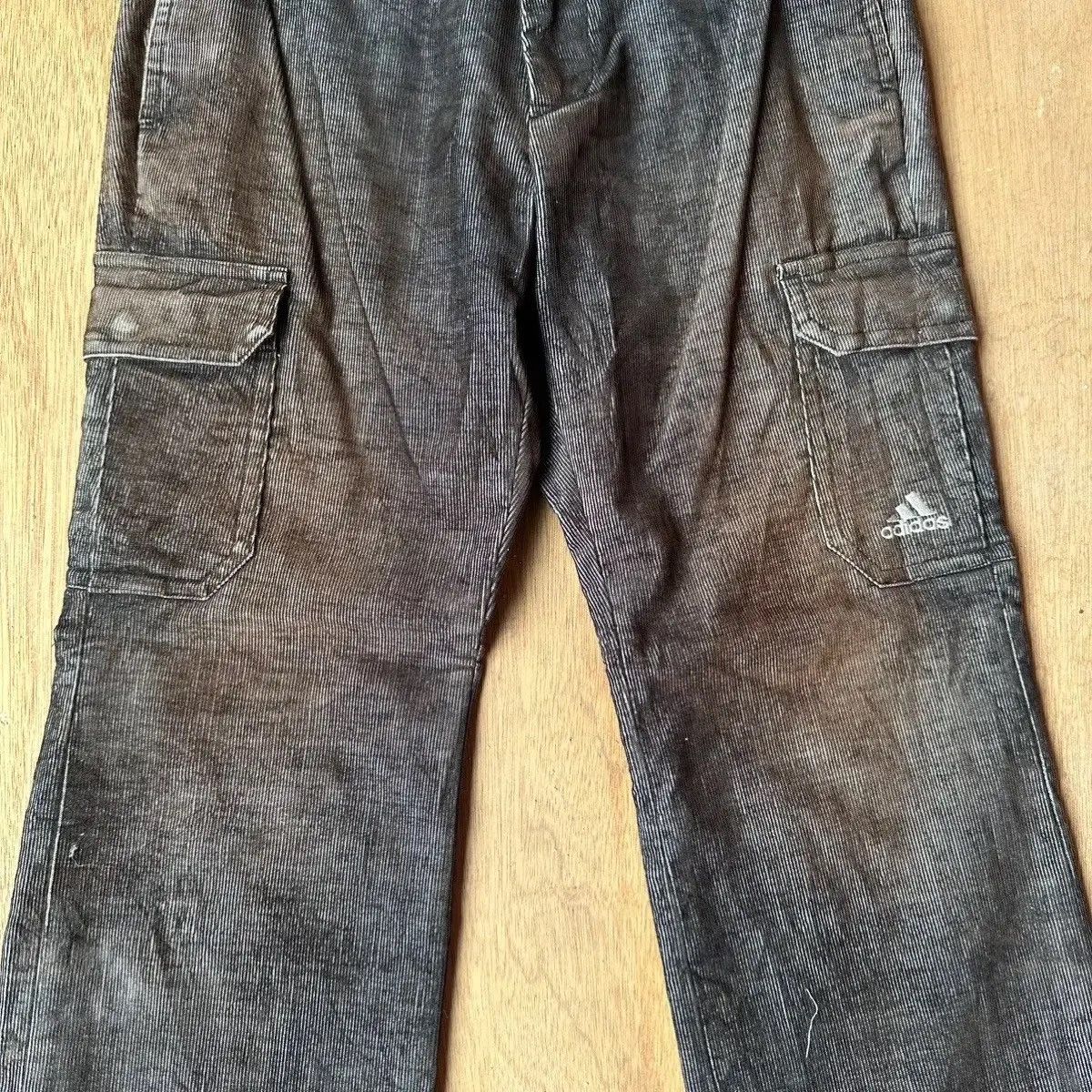 Adidas ADIDAS Y2K CORDUROY MINI FLARES/BOOTCUT BLACK PANTS Size US 28 / EU 44 - 3 Thumbnail