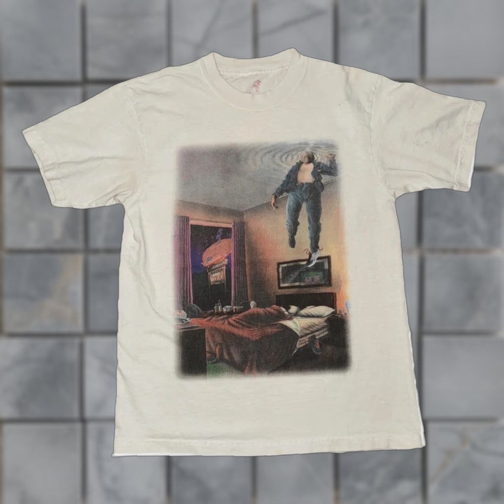 Vintage No Vacancy Inn Graphic T-Shirt White Size Small Streetwear Mens Crew Neck Short Sleeve 18x26 Graphic Print 90s Band Cars Designer Size US S / EU 44-46 / 1 - 1 Thumbnail