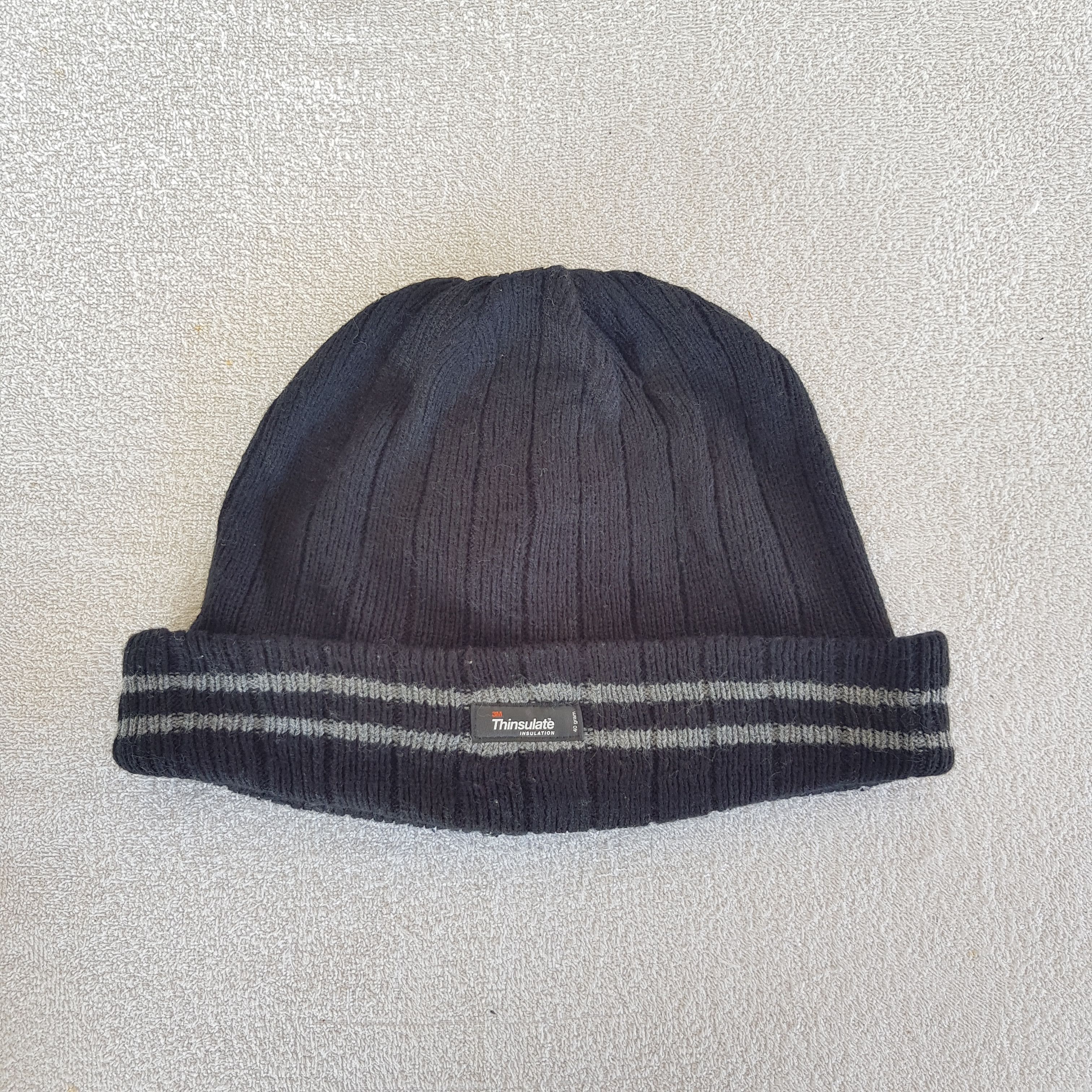 Japanese Brand Vintage Thinsulate 3M Insulator Beanie Ribbed Snow Caps Hats Size ONE SIZE - 5 Thumbnail