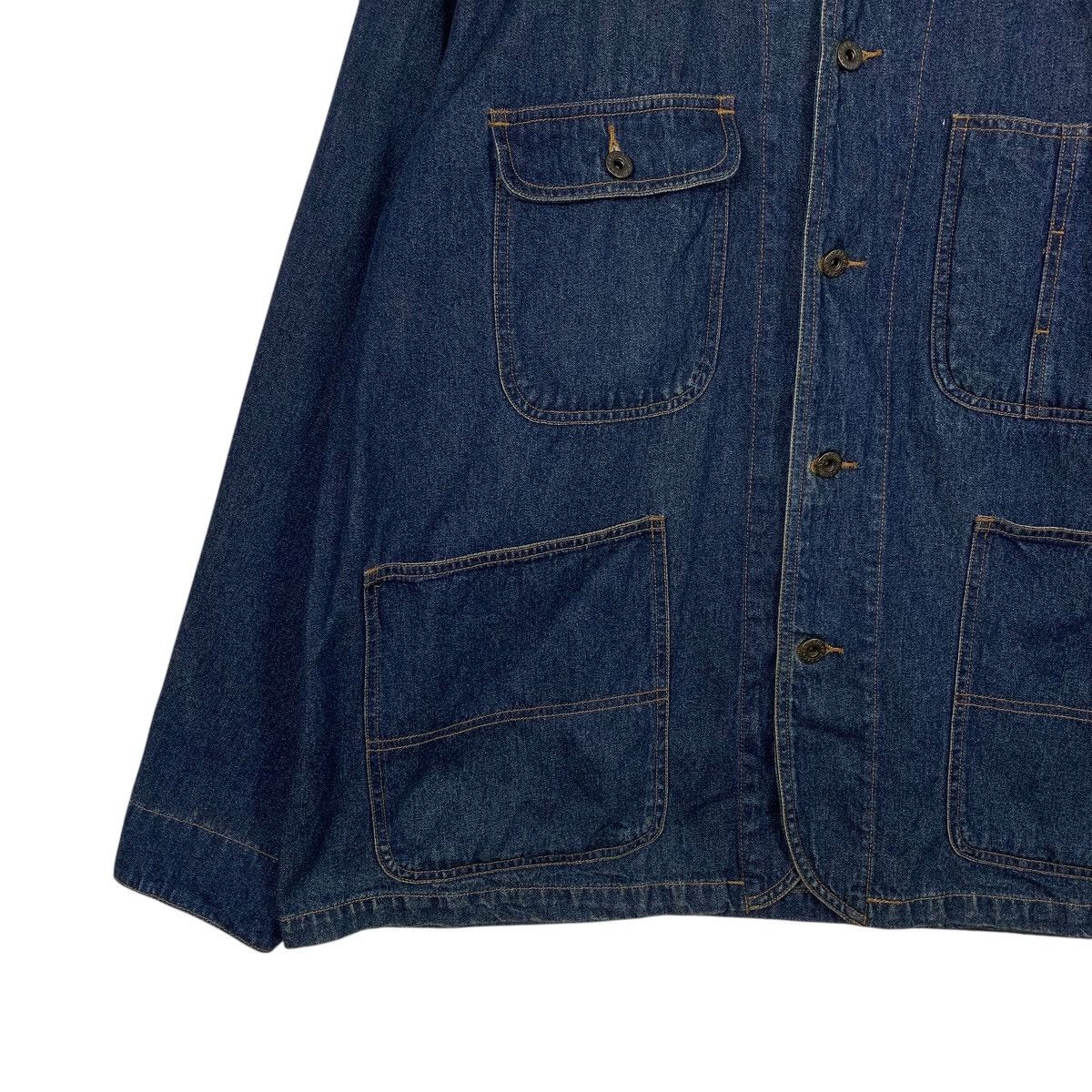 Japanese Brand Critical Mas By Collins Mix Denim Jacket Size US M / EU 48-50 / 2 - 3 Thumbnail