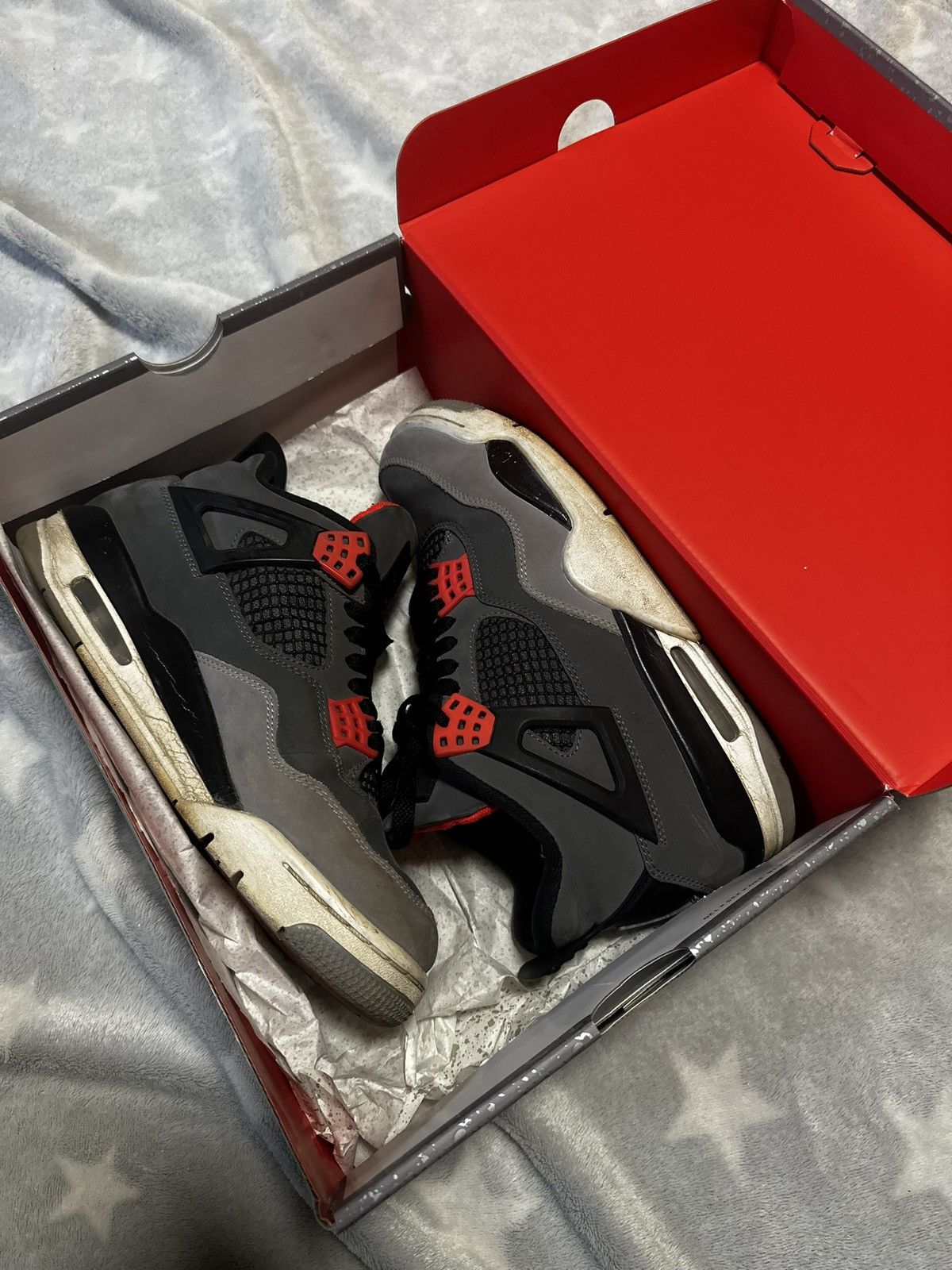 Nike Jordan 4 Infrared Size US 8 / EU 41 - 1 Thumbnail