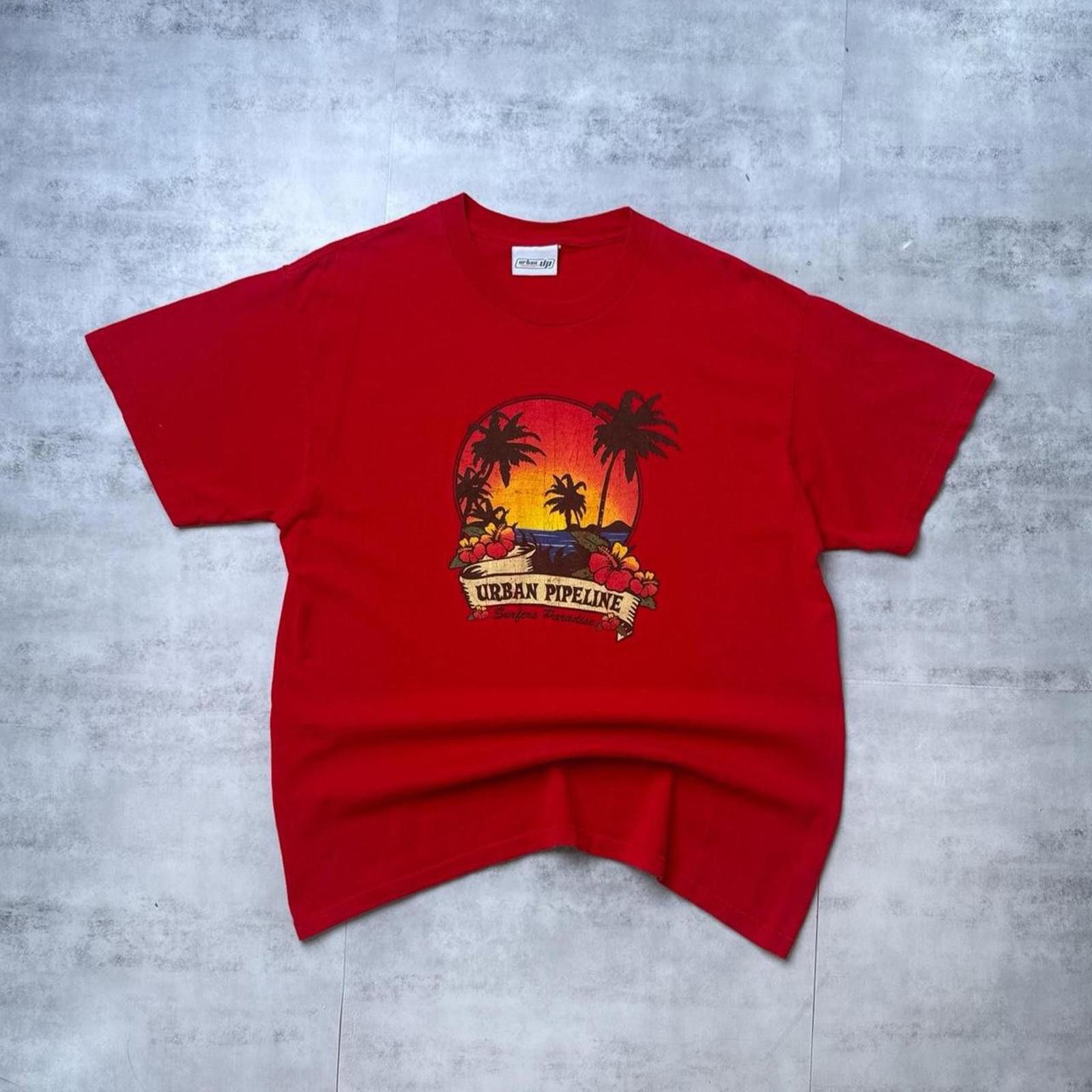 Other Y2K Surf Urban Pipeline 00s Red T shirt Size US M / EU 48-50 / 2 - 1 Thumbnail