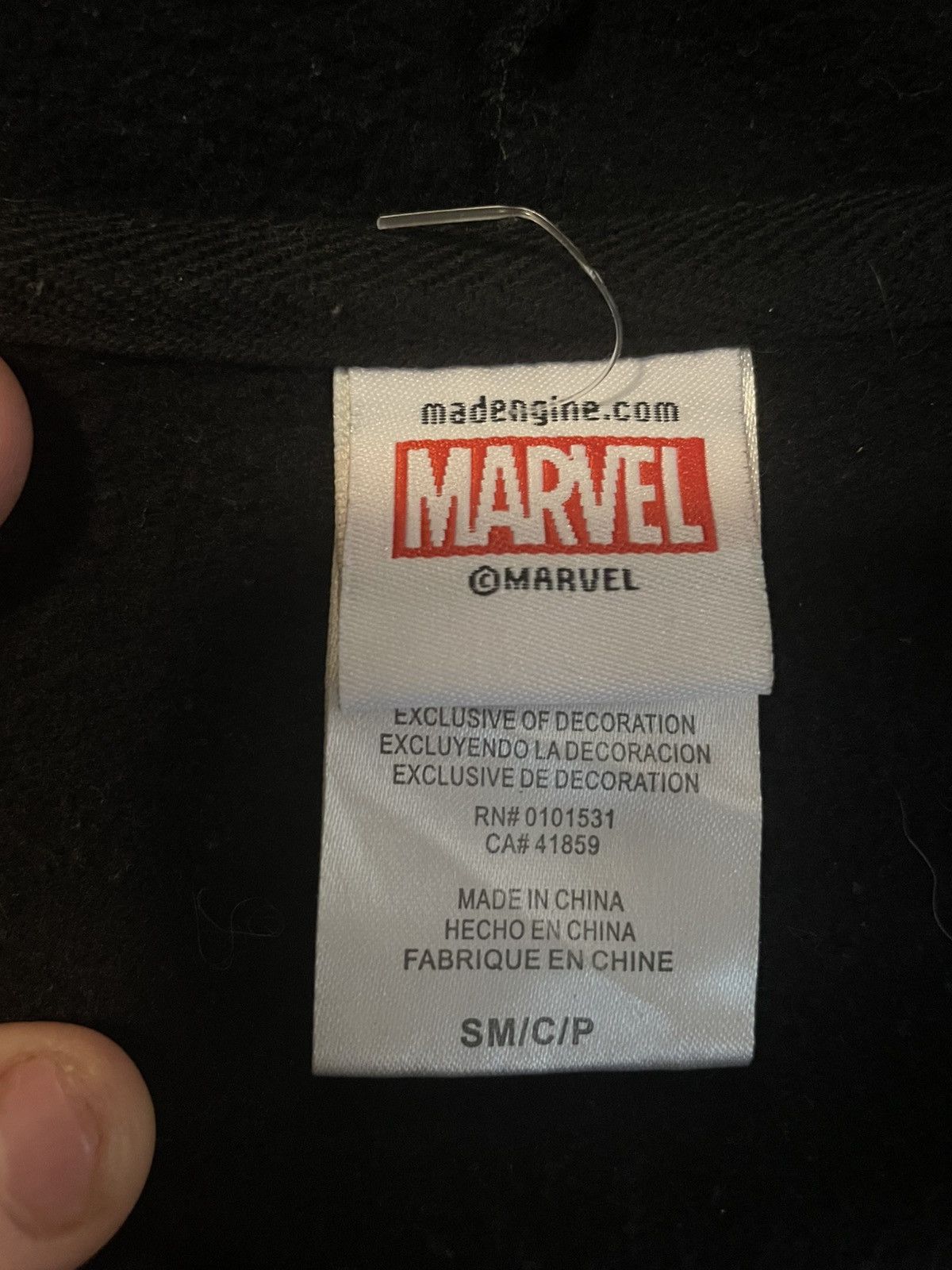 Mad Engine Y2K Made Engine Marvel Full Zip Venom Hoodie - Size Small Size US S / EU 44-46 / 1 - 3 Thumbnail