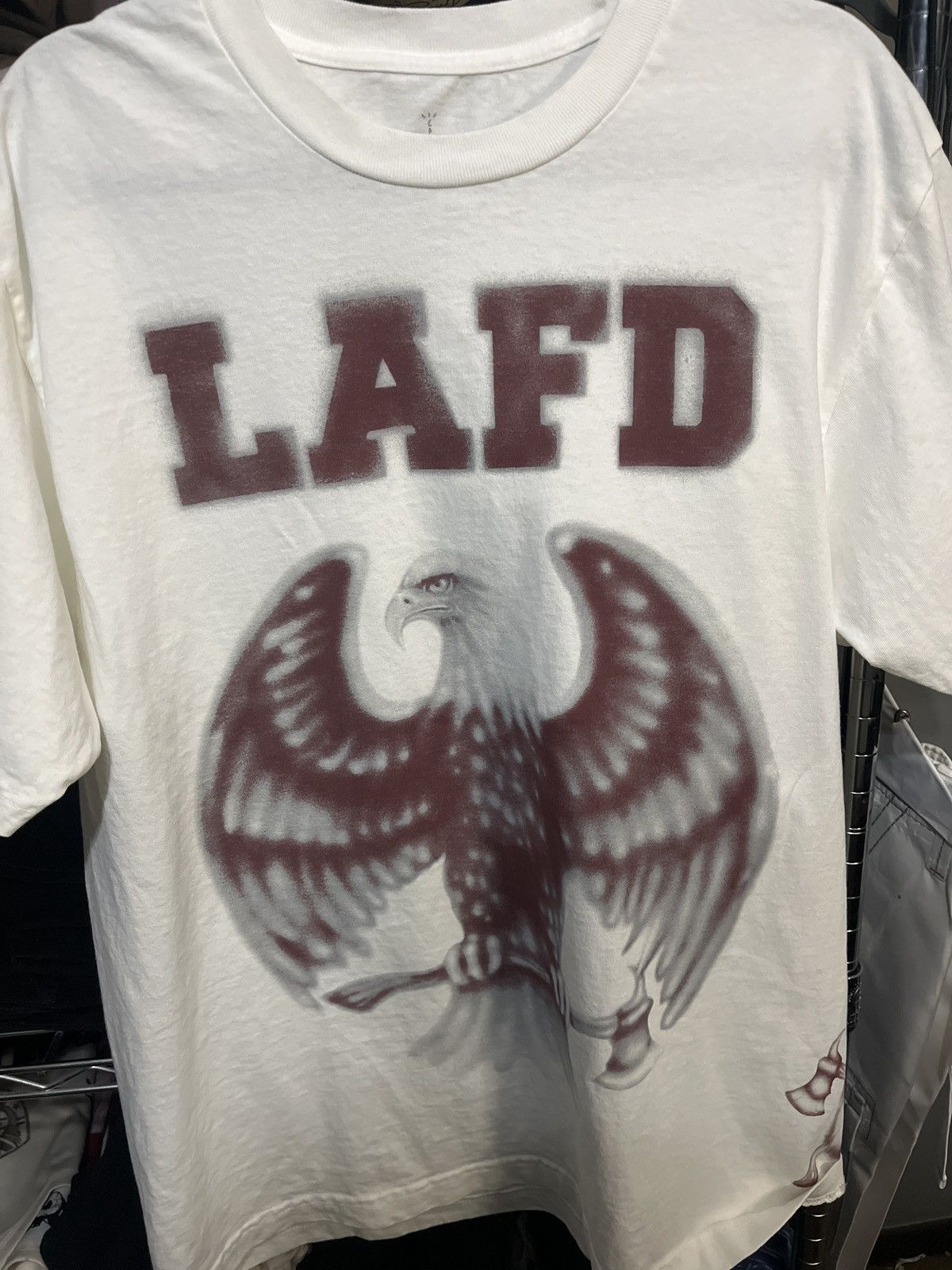 Travis Scott Cactus jack LAFD LA fire department relief shirt Size US L / EU 52-54 / 3 - 1 Thumbnail