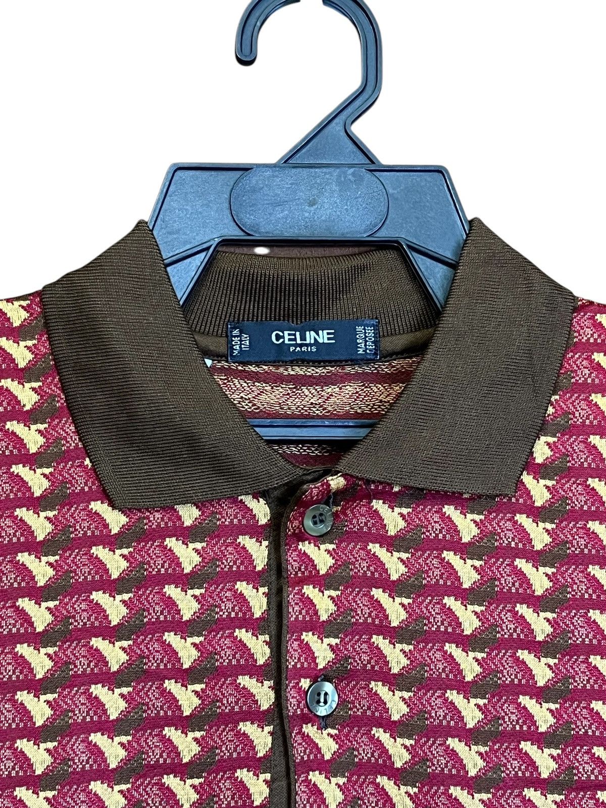 Celine NICE🔥VINTAGE CELINE PARIS POLO SHIRT Size US S / EU 44-46 / 1 - 3 Thumbnail