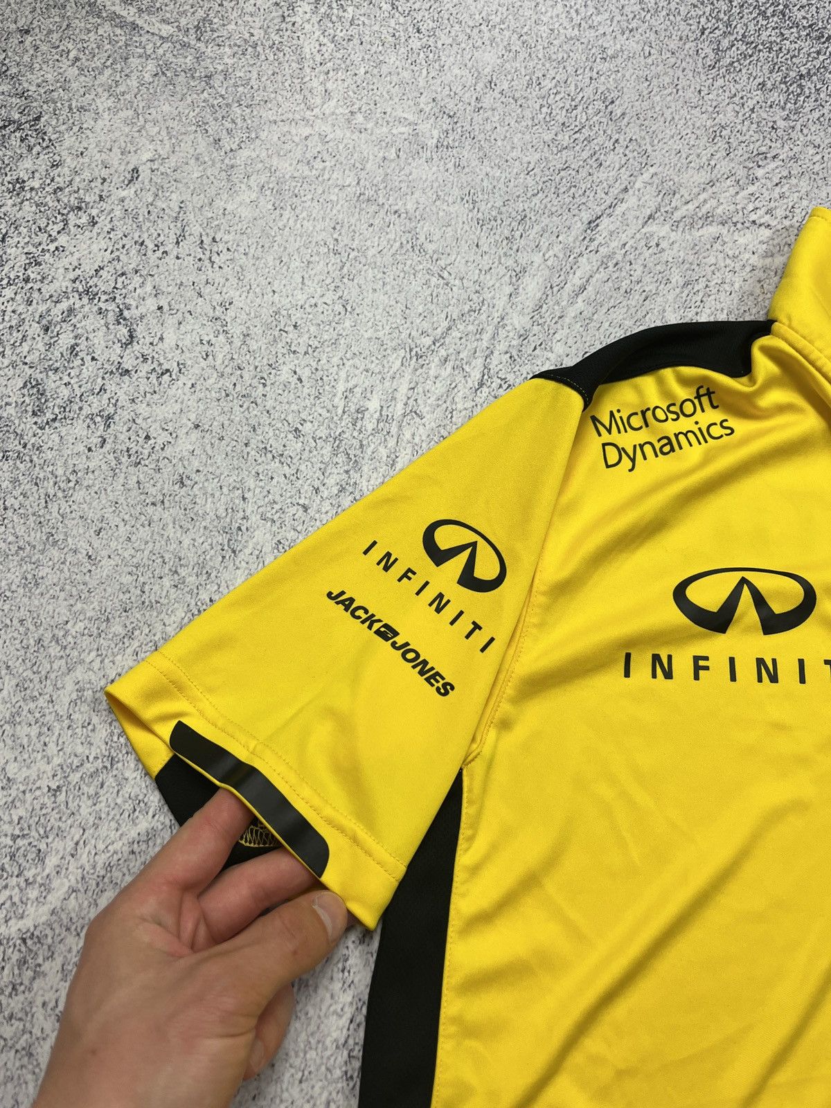 Formula 1 Renault Infinity Racing F1 Formula Uni Polo Shirt Jersey Y2k Size US M / EU 48-50 / 2 - 7 Thumbnail