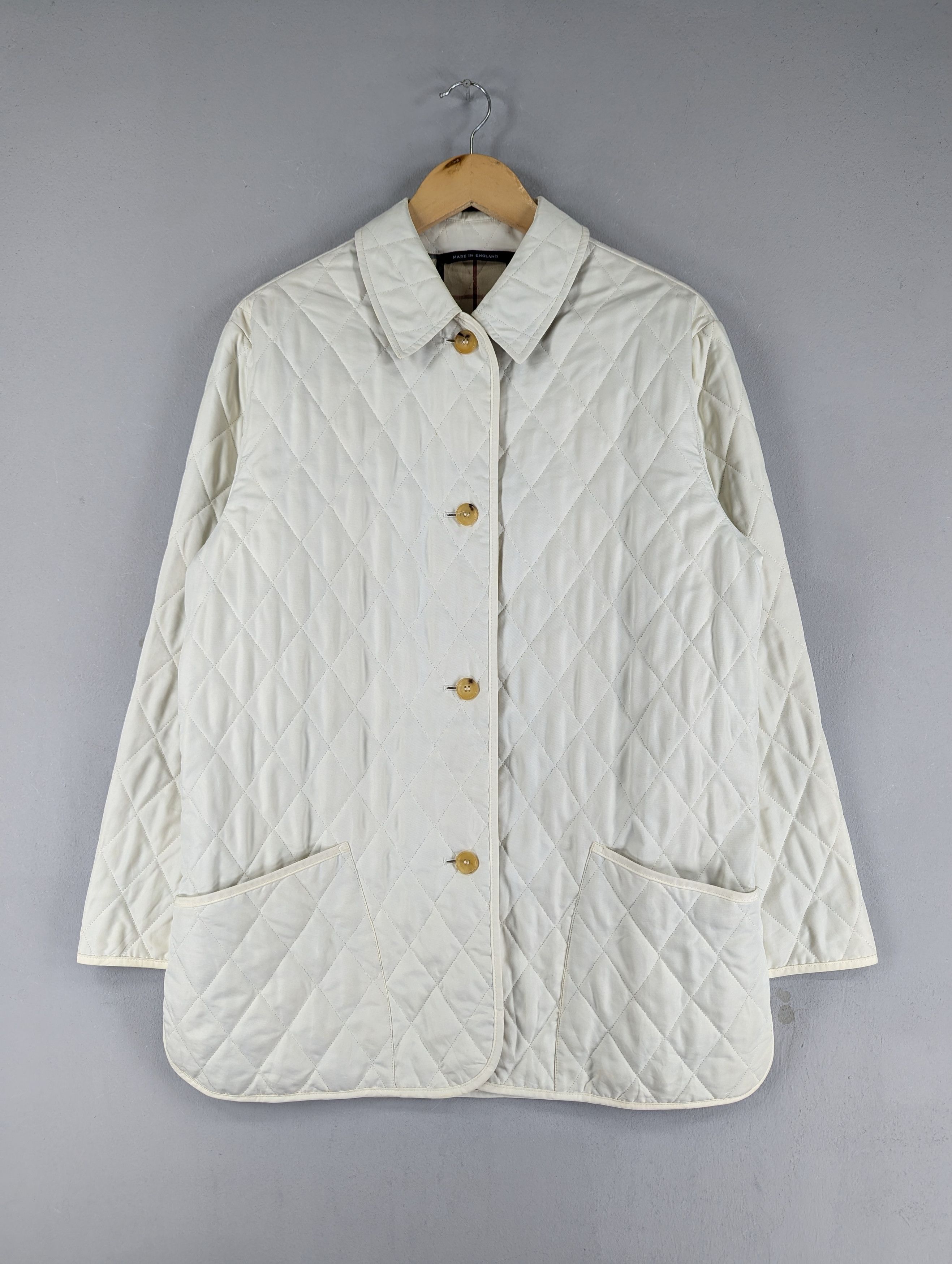 Burberry Vintage Burberry London Quilted Button Ups Jacket Size L / US 10 / IT 46 - 2 Thumbnail