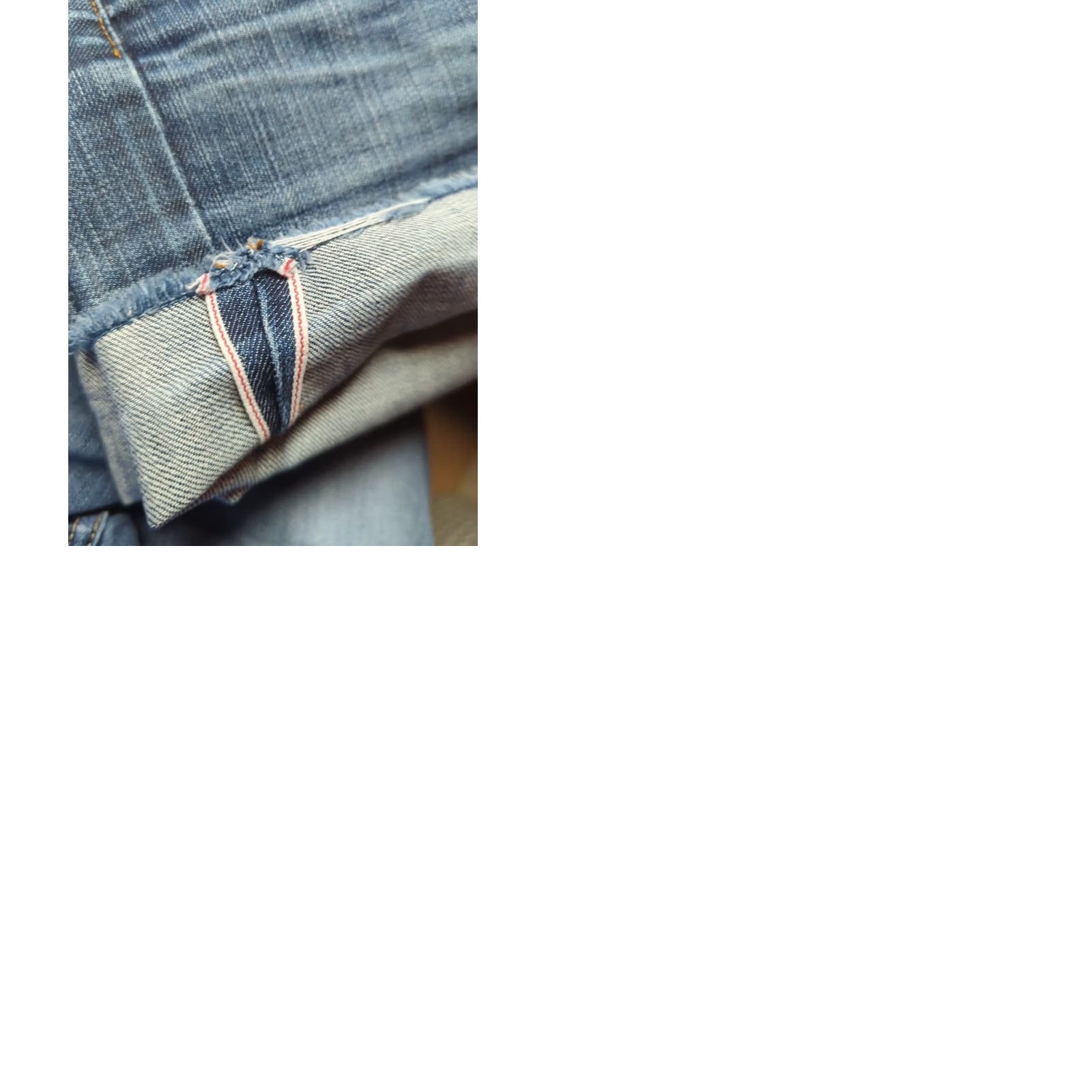 Lucky Brand Lucky Brand Shorts Womens 4 Blue Denim Riley Frayed Hem Whisker Distress selvage Distressed 5-Pocket Denim Shorts Blue Regular Size 27" / US 4 / IT 40 - 11 Thumbnail