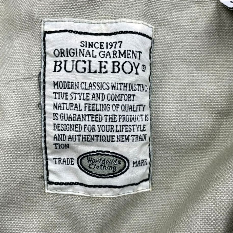 Bugle Boy VINTAGE Bugle Boy Men's Photography Vest Shirt M Khaki Green Full Zip Pockets Size US M / EU 48-50 / 2 - 4 Thumbnail