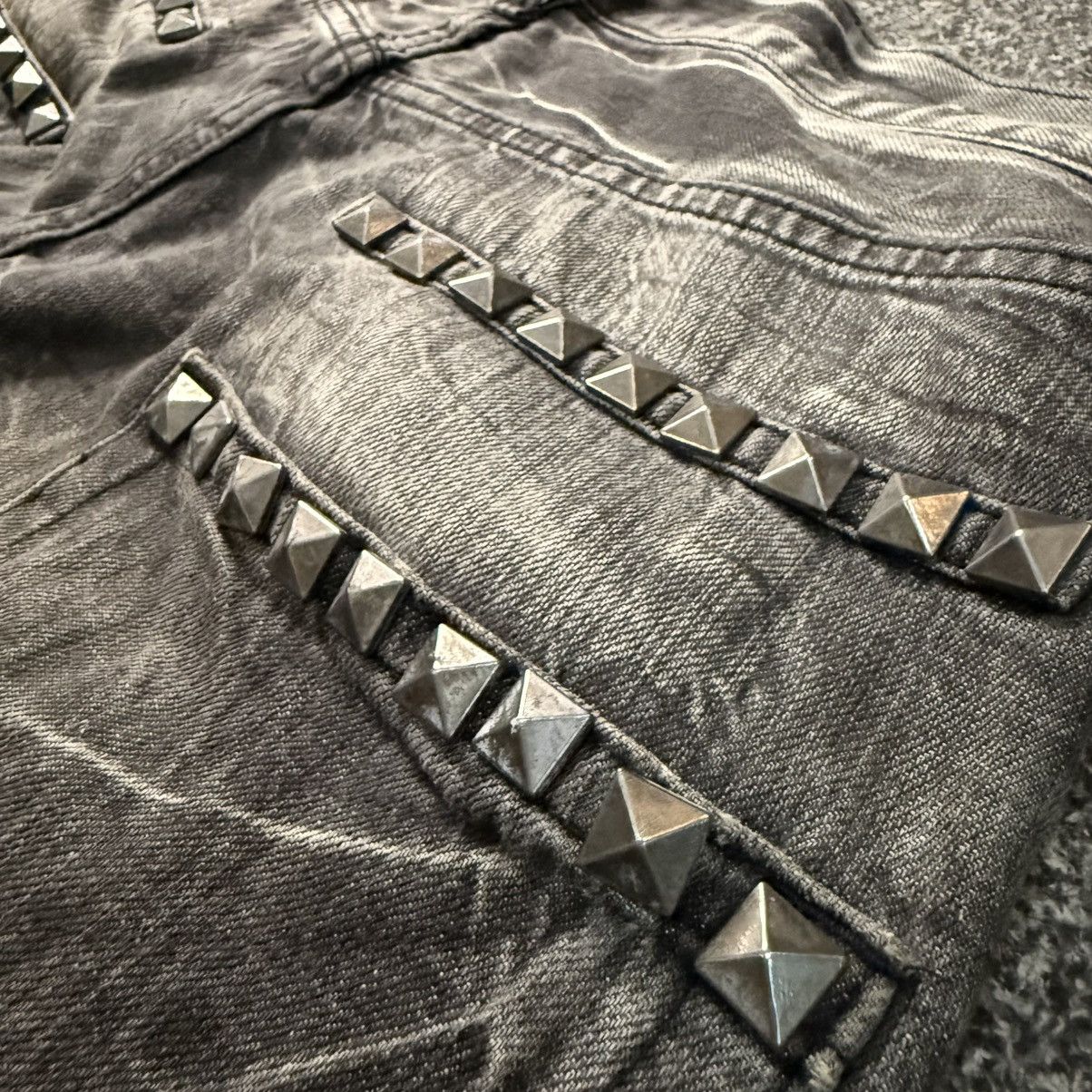 Hysteric Glamour Japanese Okayama Studded Distressed Denim LGB Hysteric Style Size US 34 / EU 50 - 10 Thumbnail