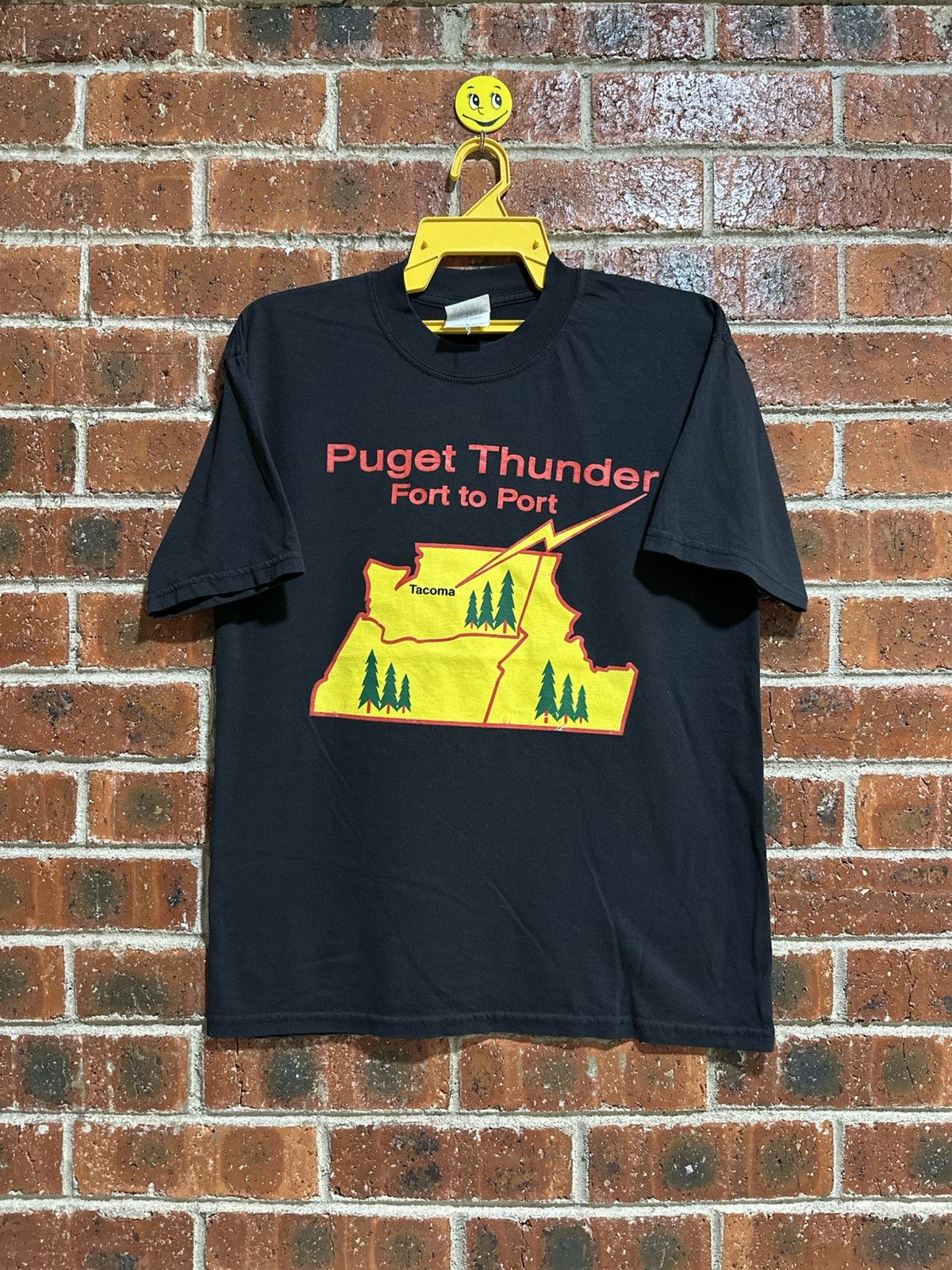 Gildan × Vintage Vintage Puget Thunder Fort To Port Faded Tee Size US M / EU 48-50 / 2 - 1 Thumbnail