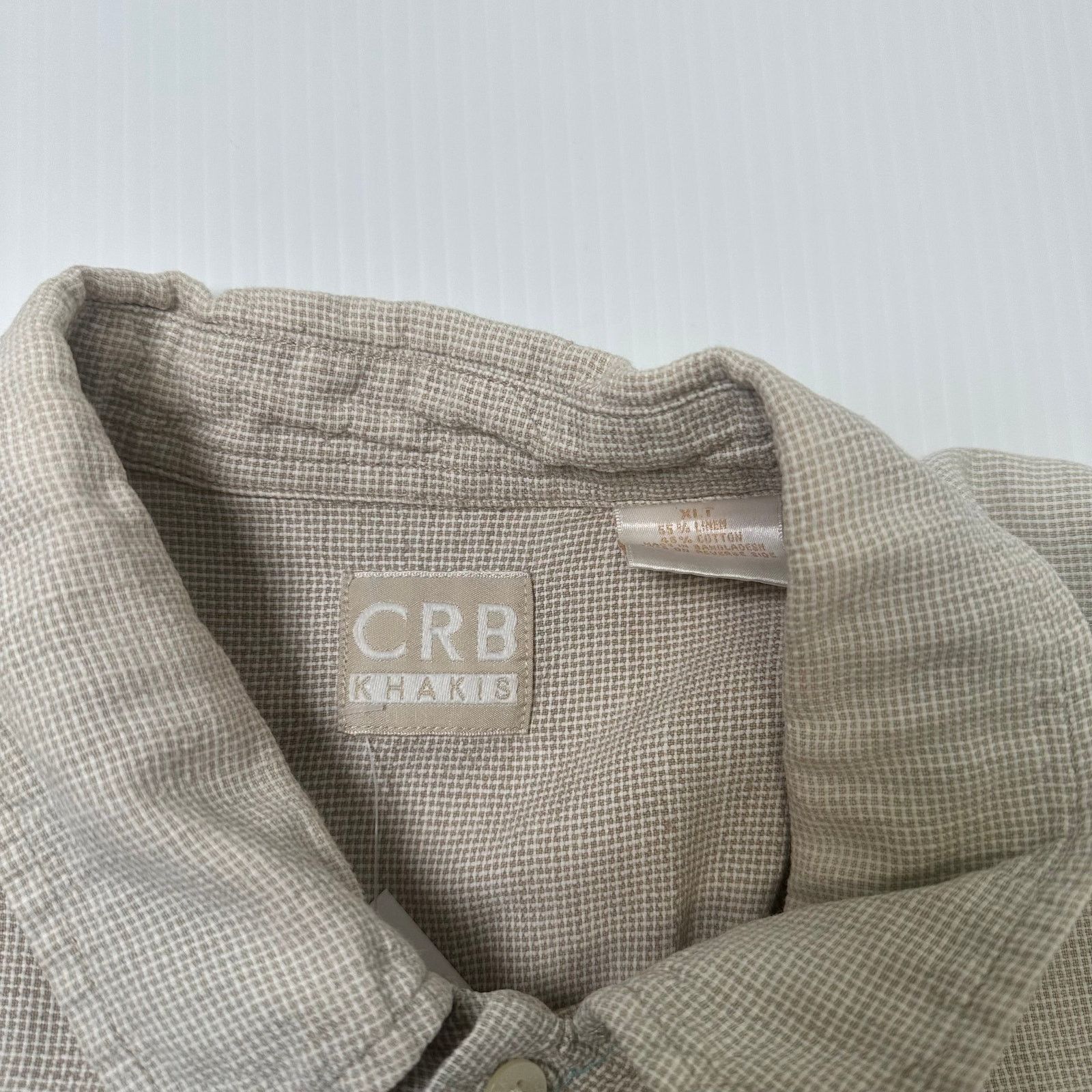 Other CRB Khakis Linen Blend Short Sleeve Button Up Shirt XLT Size US XL / EU 56 / 4 - 4 Thumbnail