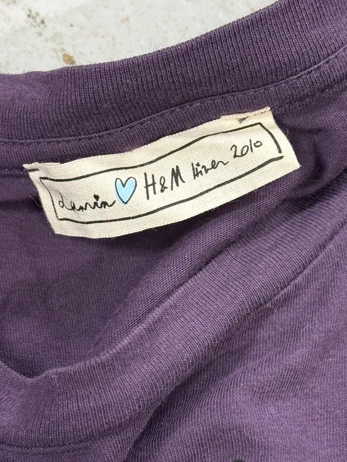 Lanvin 2010s Lanvin X H&M Purple Tiger Gems Graphic T-Shirt Size US M / EU 48-50 / 2 - 10 Thumbnail