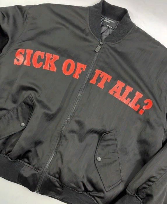 Enfants Riches Deprimes Enfants Riches Déprimés “SICK OF IT ALL?” OS Bomber Jacket Size US M / EU 48-50 / 2 - 3 Thumbnail