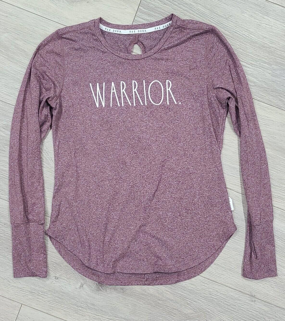 Designer Rae Dunn Top Long Sleeve Shirt Small Medium WARRIOR Size S / US 4 / IT 40 - 2 Thumbnail