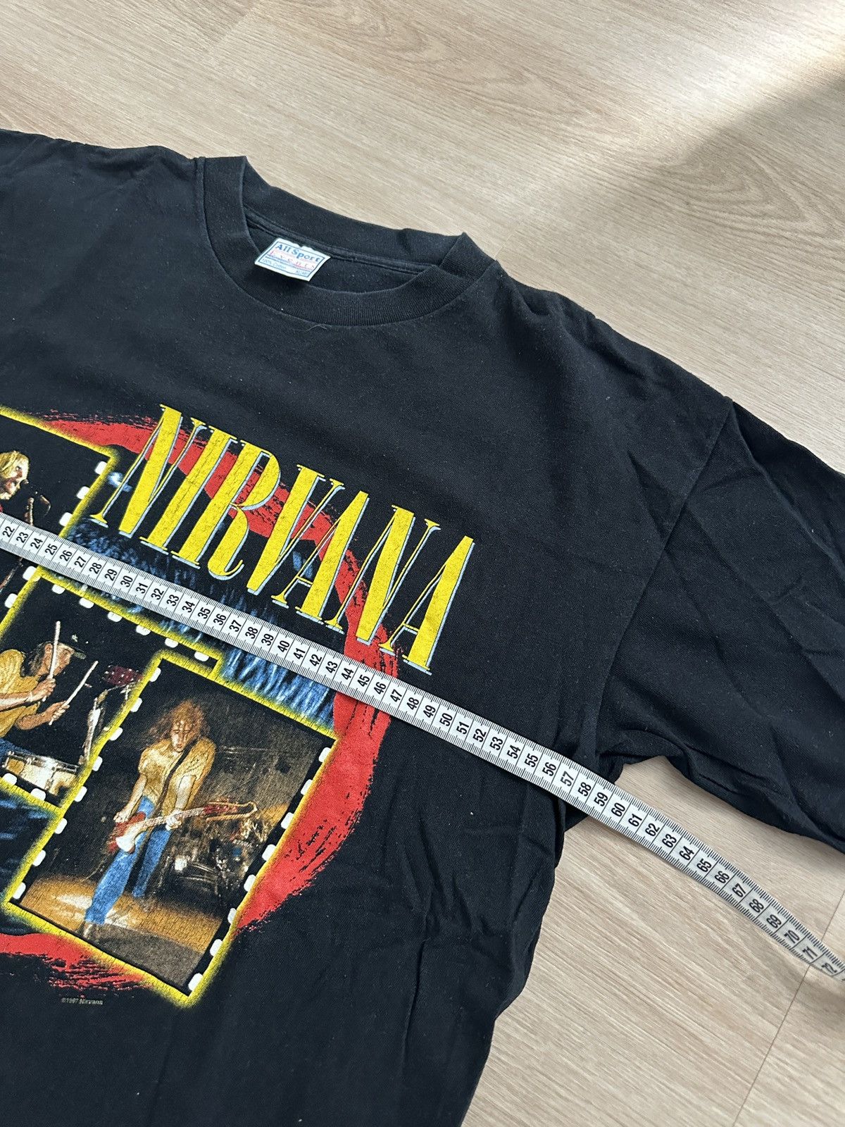 Nirvana Nirvana 1999 Black Vintage Printed T-Shirt Single Stitch Size US XL / EU 56 / 4 - 5 Thumbnail