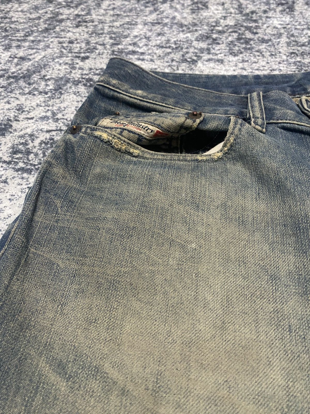 Diesel Vintage Diesel drip hype Washed denim jeans Size US 34 / EU 50 - 11 Thumbnail
