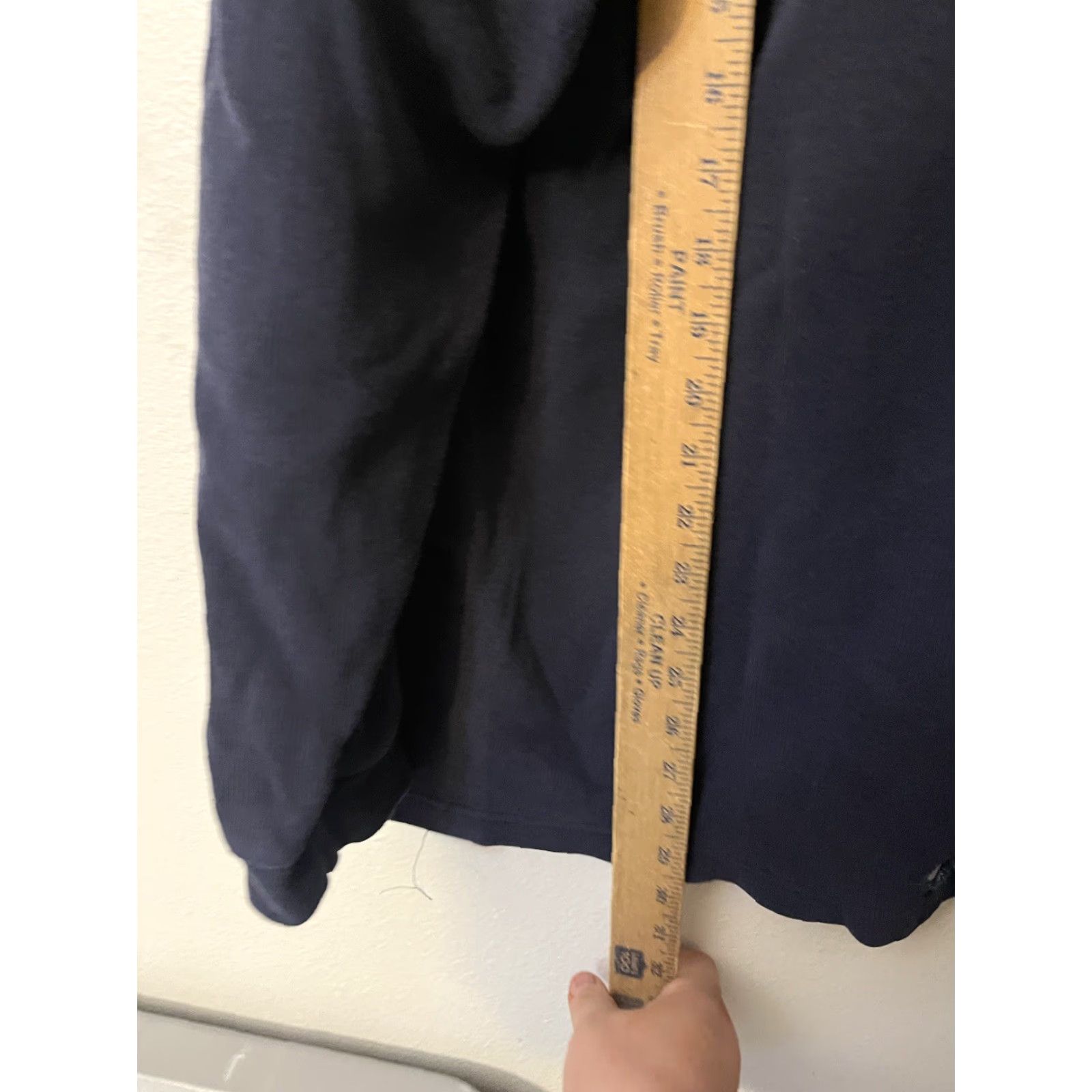 Chaps VINTAGE Chaps Ralph Lauren Navy Blue Logo Pullover Hoodie M Mens 90s Size US M / EU 48-50 / 2 - 4 Thumbnail