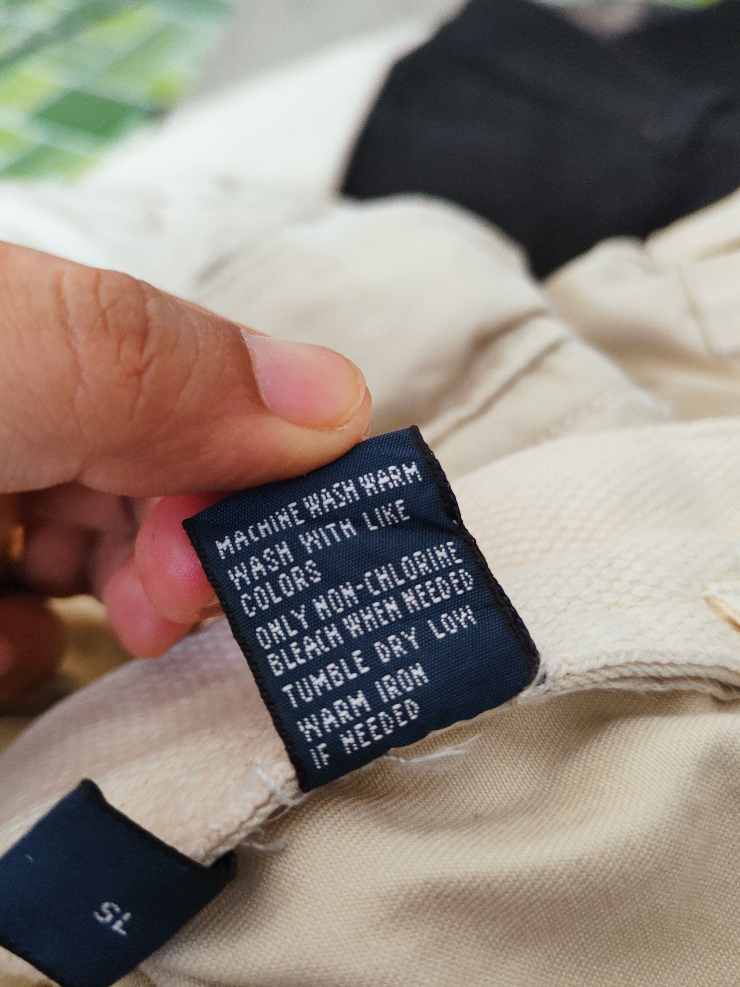 Polo Ralph Lauren Polo Ralph Lauren Cream Multipocket Cargo Pants #W115 Size US 34 / EU 50 - 13 Thumbnail