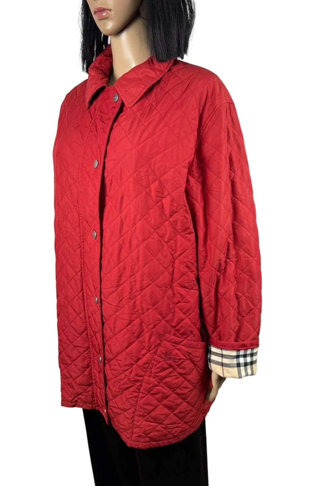 Burberry Burberry Vintage Quilted Coat size XL Size XL / US 12-14 / IT 48-50 - 4 Thumbnail