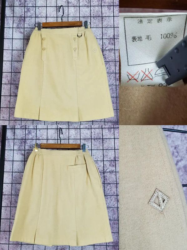 Dior Dior Spring Autumn Wool Embroidered Skirt 0089 Size 27" / US 4 / IT 40 - 1 Thumbnail