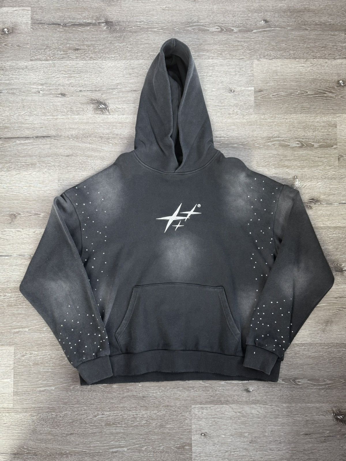Other Precise "Star" Washed Hoodie / MEDIUM Size US M / EU 48-50 / 2 - 1 Thumbnail