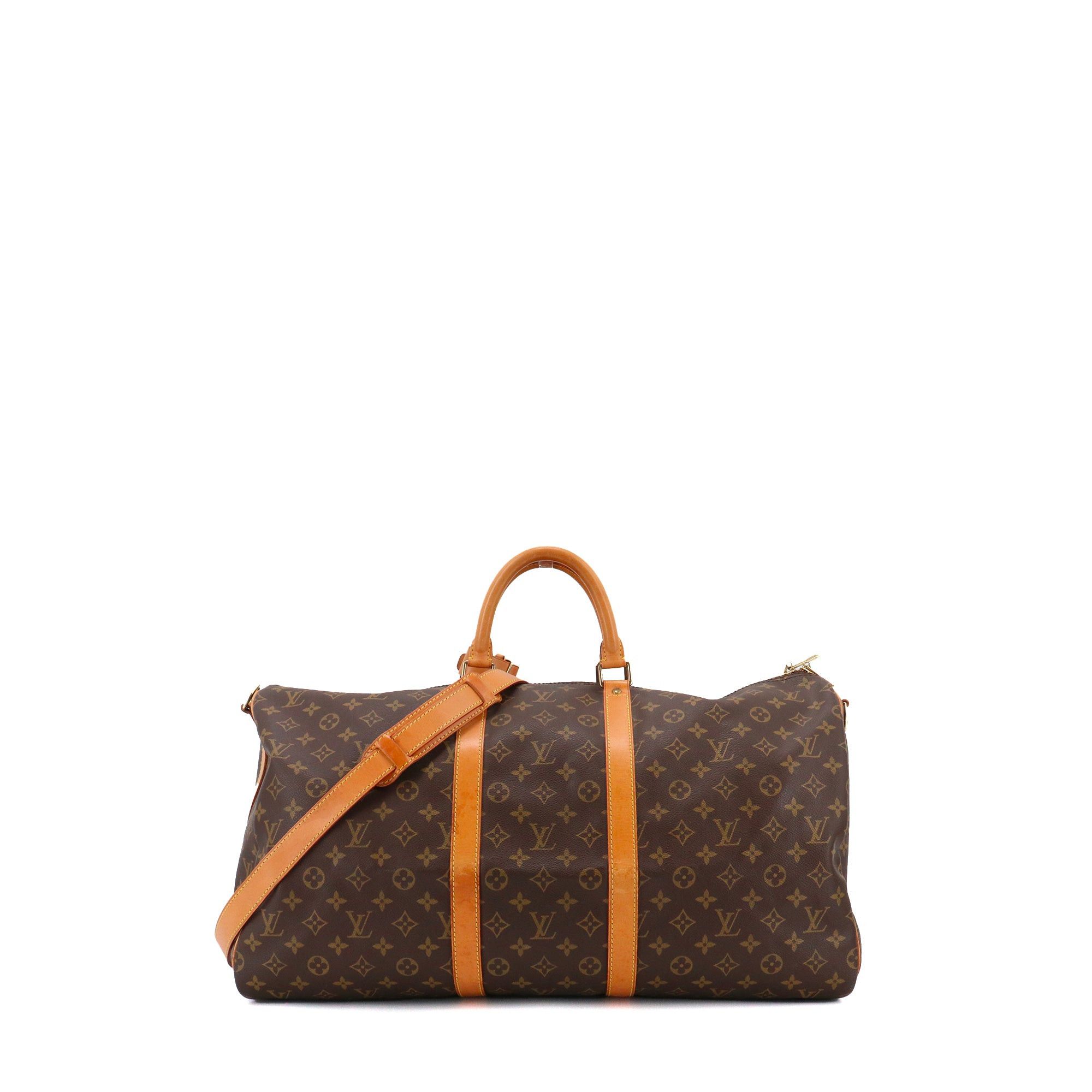 Louis Vuitton LOUIS VUITTON - Louis Vuitton Keepall 55 travel bag in monogram canvas Size ONE SIZE - 1 Thumbnail