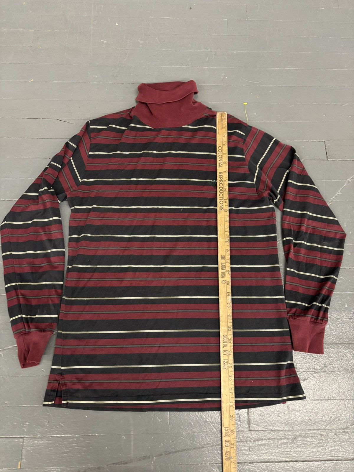 Polo Ralph Lauren × Vintage 90s rare polo Ralph Lauren long sleeve turtleneck tee Size US L / EU 52-54 / 3 - 5 Thumbnail
