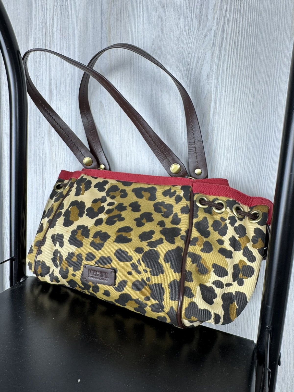 Moschino Moschino Cheap & Chic Leopard animal print handle bag Size ONE SIZE - 6 Thumbnail