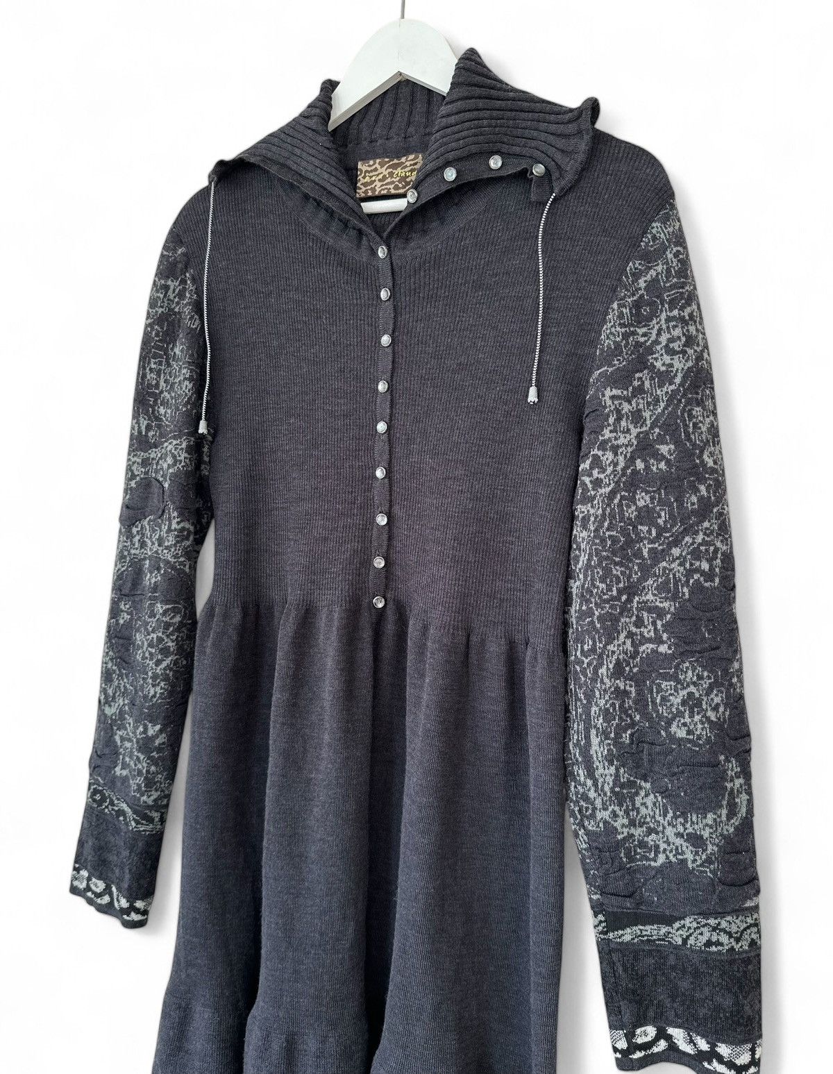 Other Eva & Claudi Wool Collared Cardigan Sweater Jumper Size S Size S / US 4 / IT 40 - 3 Thumbnail