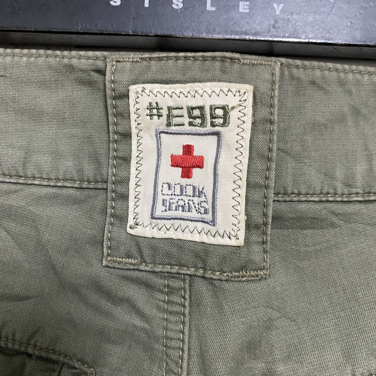 COOK JEANS Studded Military Cargo Pants Low Rise