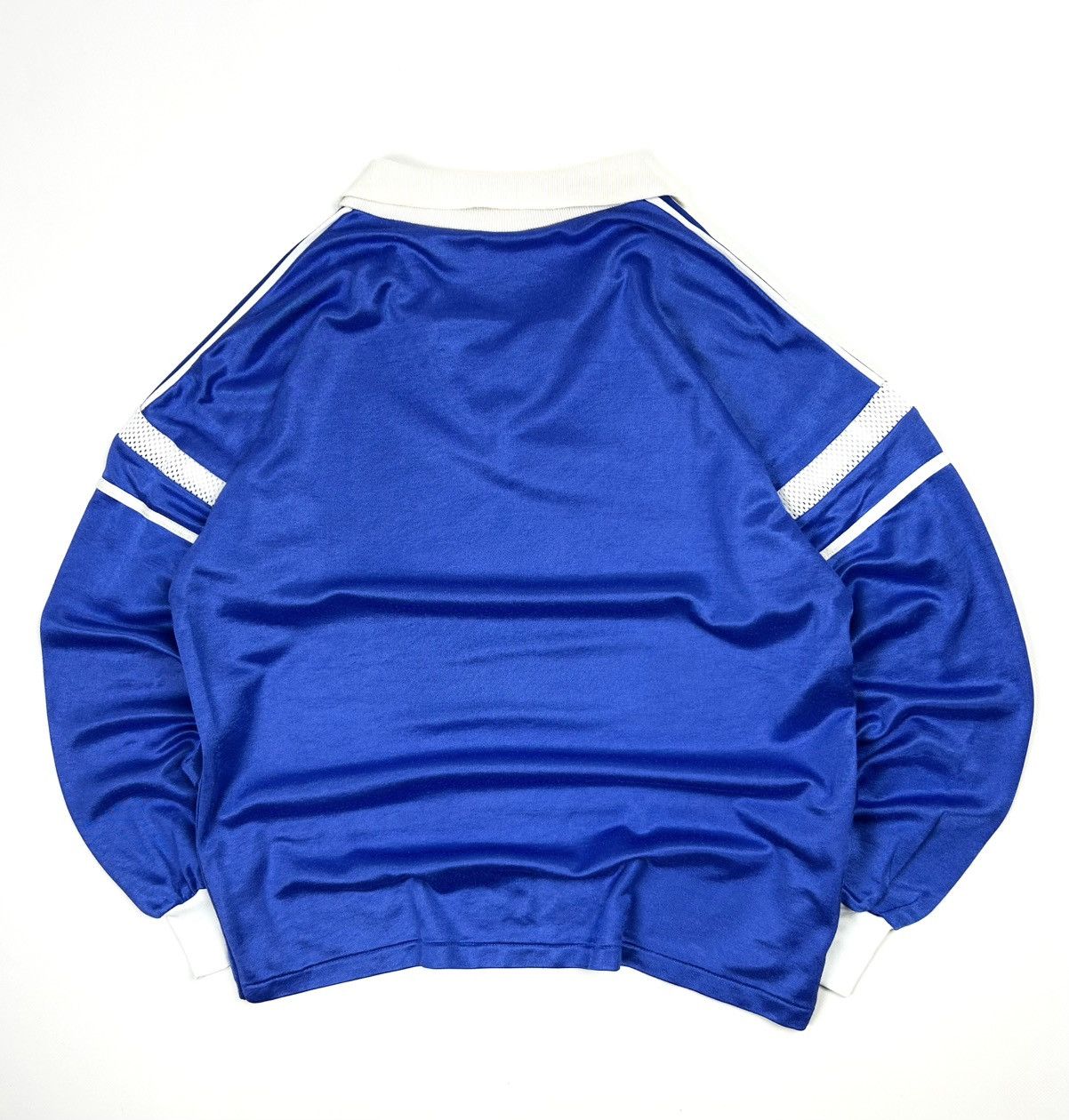 Adidas RARE Adidas 80s Vintage Soccer Jersey Blue L Made in France Size US L / EU 52-54 / 3 - 4 Thumbnail