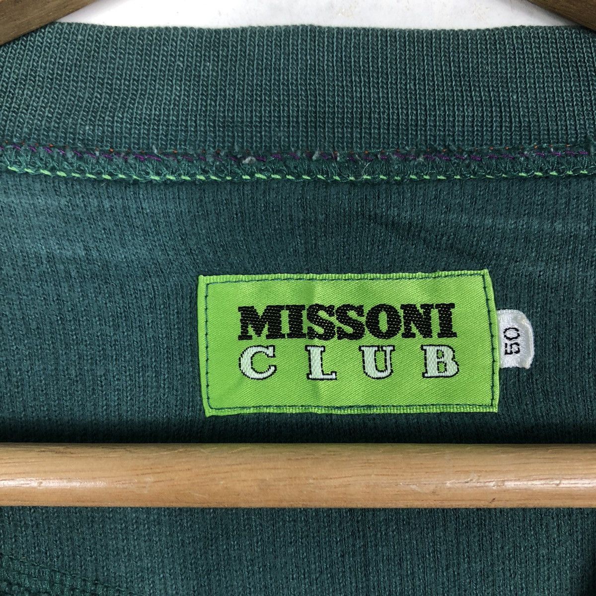 Missoni 🔥90’s Vintage Missoni Club Crewneck Sweatshirt Big Logo Size US M / EU 48-50 / 2 - 9 Thumbnail