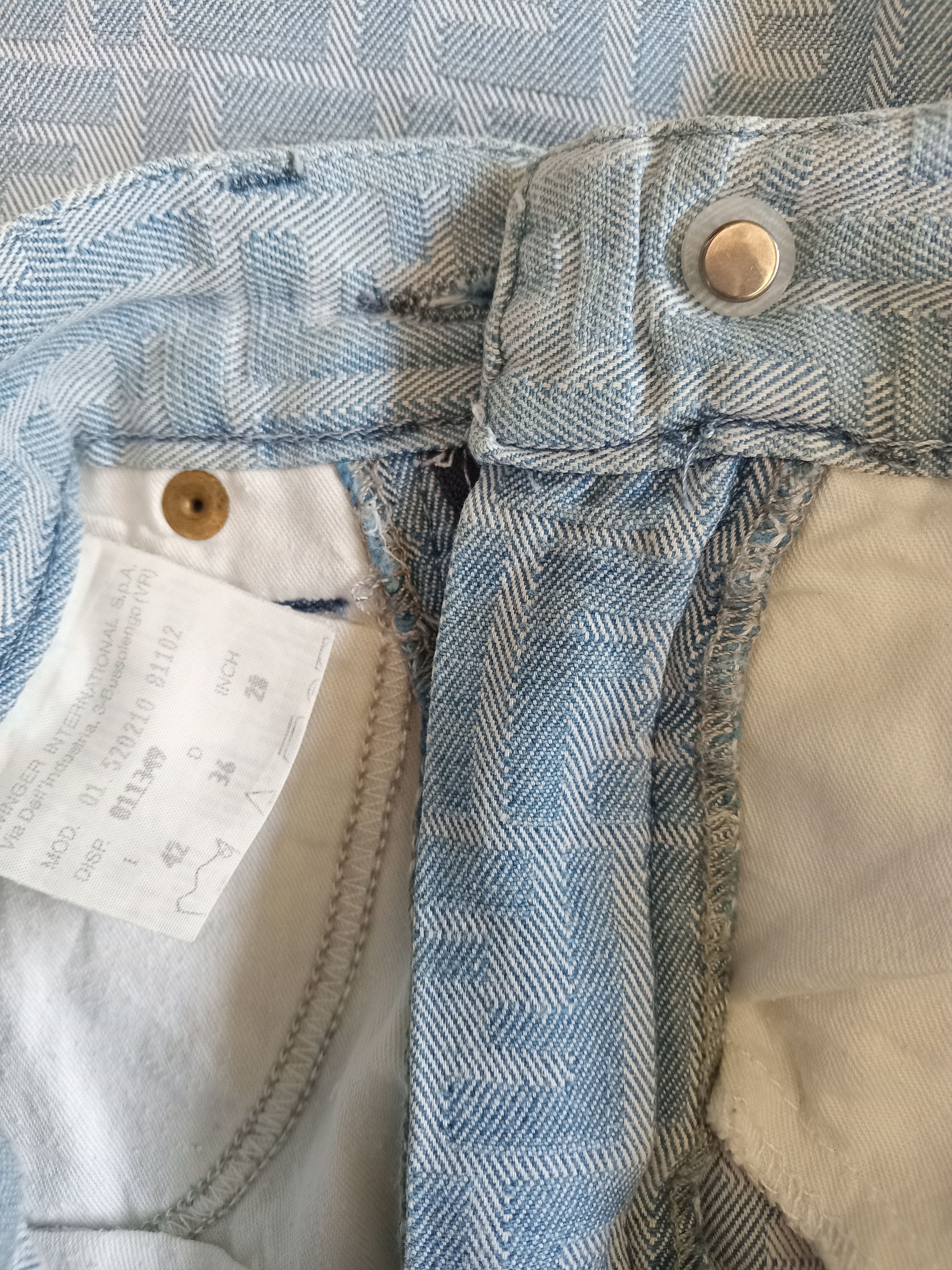 Fendi × Vintage Vtg Fendi Zucca Monogram Denim High Waist Jeans Size 26" / US 2 / IT 38 - 11 Thumbnail