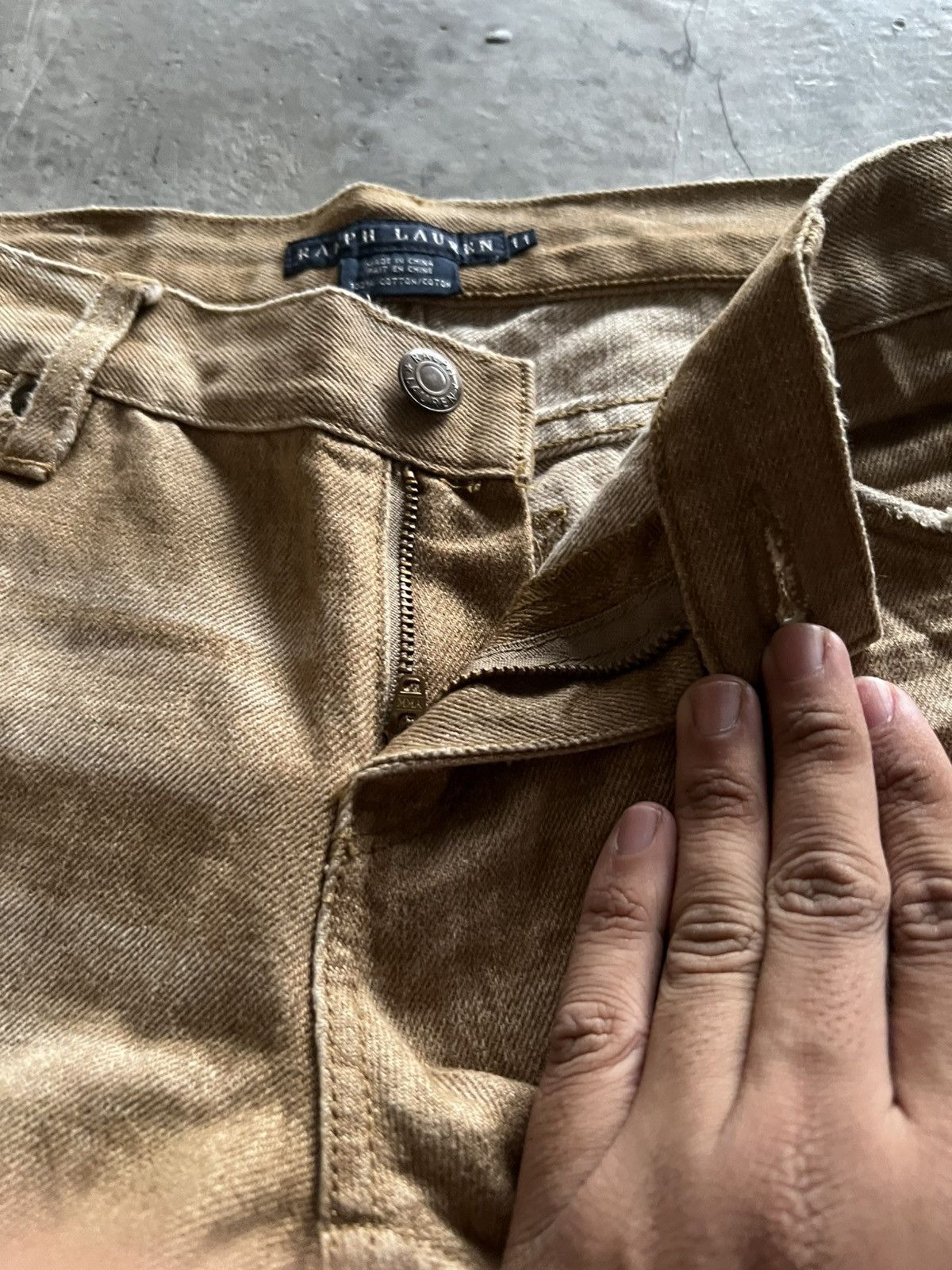 Polo Ralph Lauren flared ralph lauren dungaree boot cut classic Size 30" / US 8 / IT 44 - 5 Thumbnail