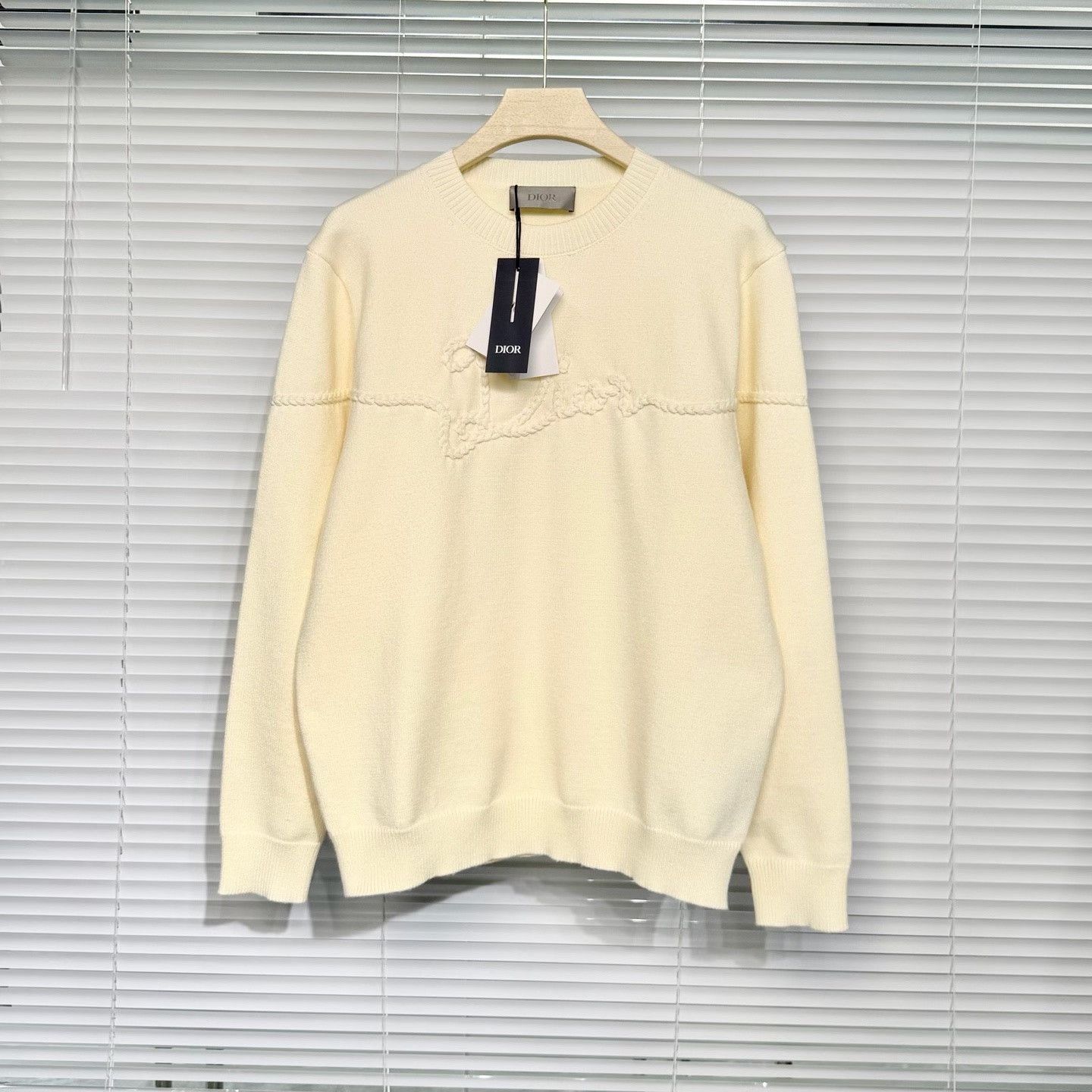 Dior DIOR Cursive Logo Knit Sweater Size US S / EU 44-46 / 1 - 1 Thumbnail