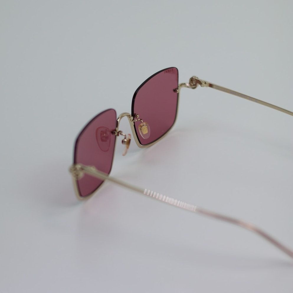 Gucci NEW Gucci Sunglasses GG1279S 003 G0ld/Red Women Authentic Size ONE SIZE - 10 Thumbnail