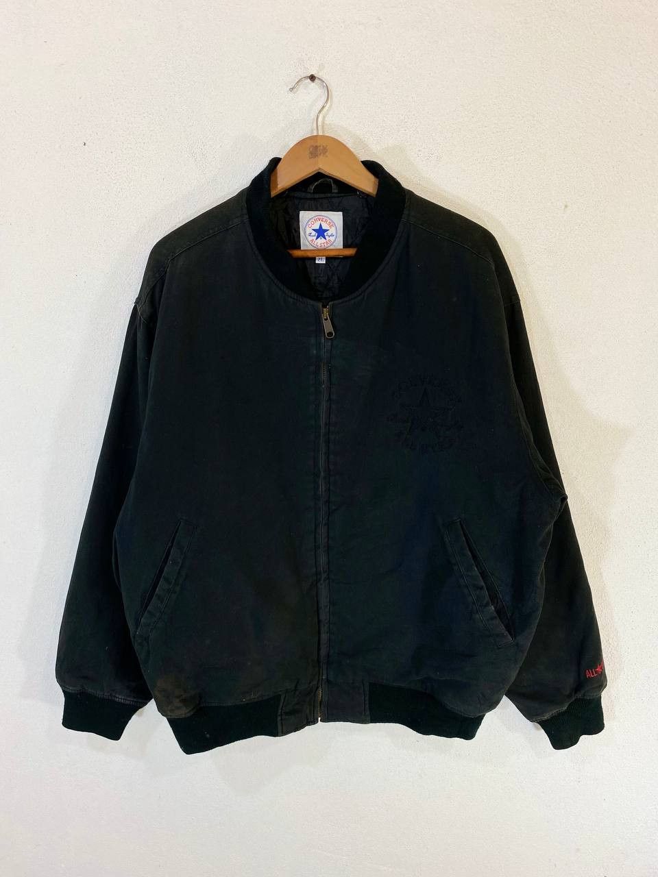 Converse vintage converse all star bomber jacket quilted lining Size US XXL / EU 58 / 5 - 1 Thumbnail