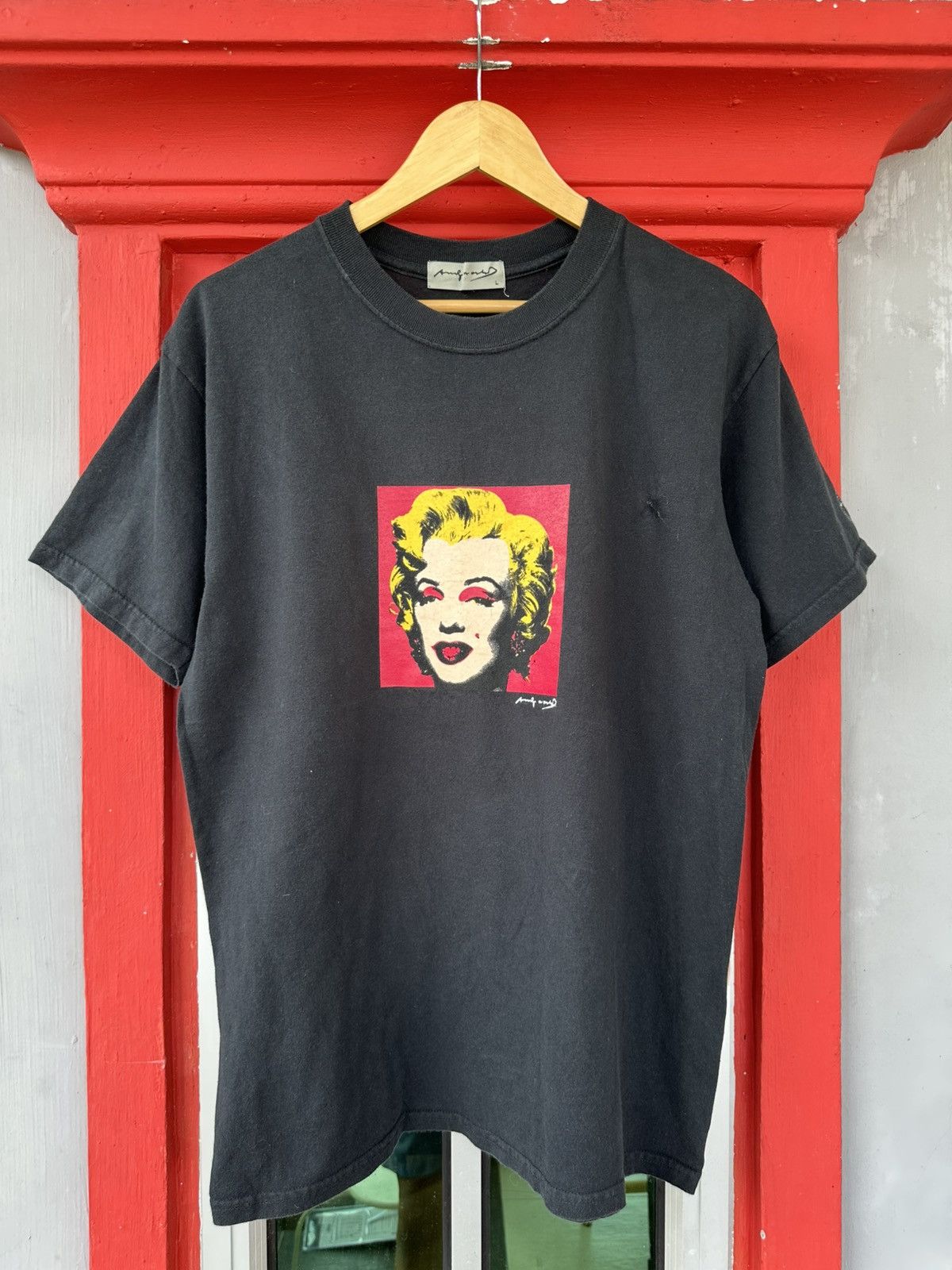 Andy Warhol Vintage 90s Andy Warhol Marilyn Monroe Art Tee Size US L / EU 52-54 / 3 - 1 Thumbnail