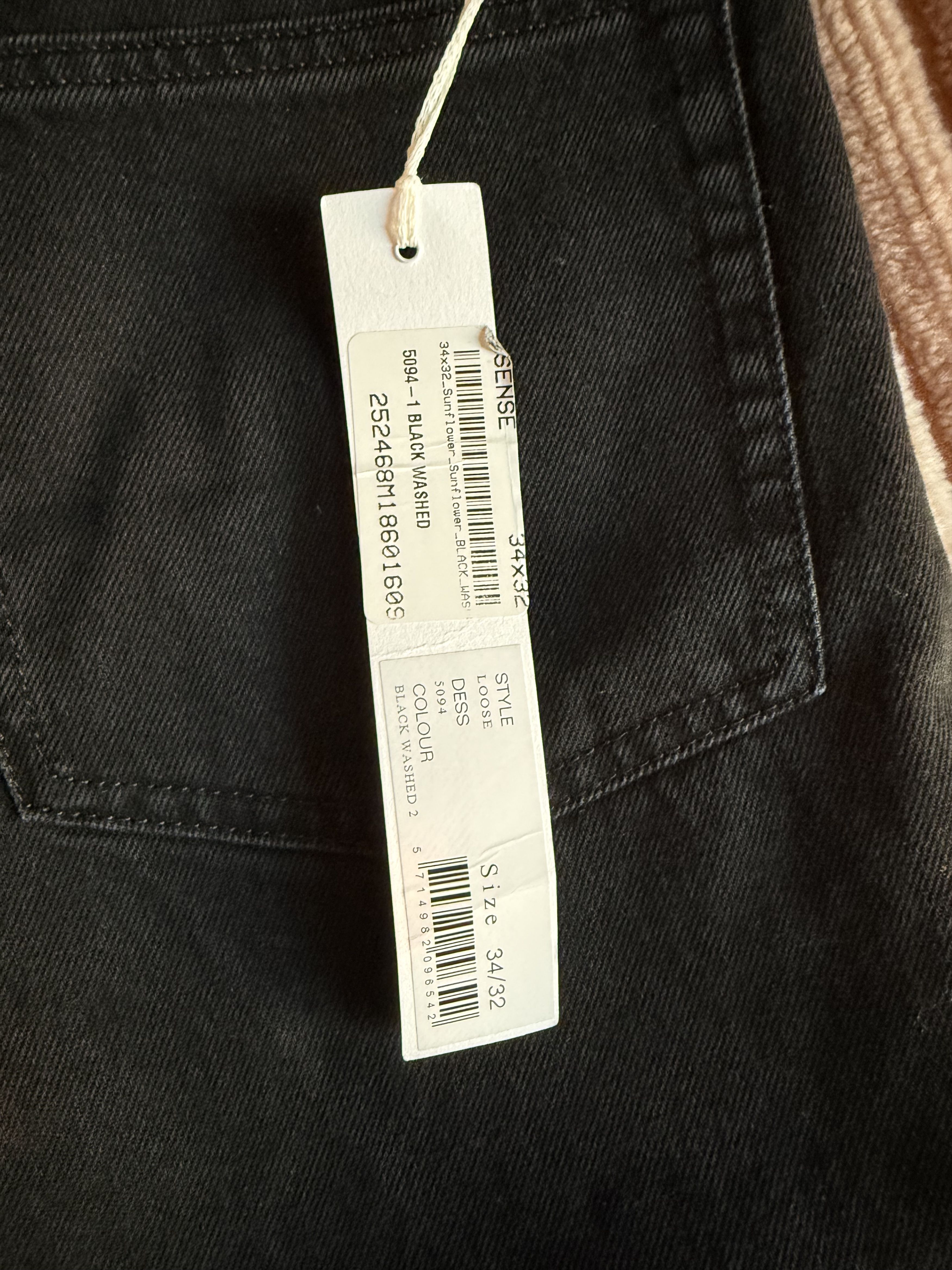 Sunflower Sunflower Loose Jeans Washed Black 2 Size US 34 / EU 50 - 3 Thumbnail