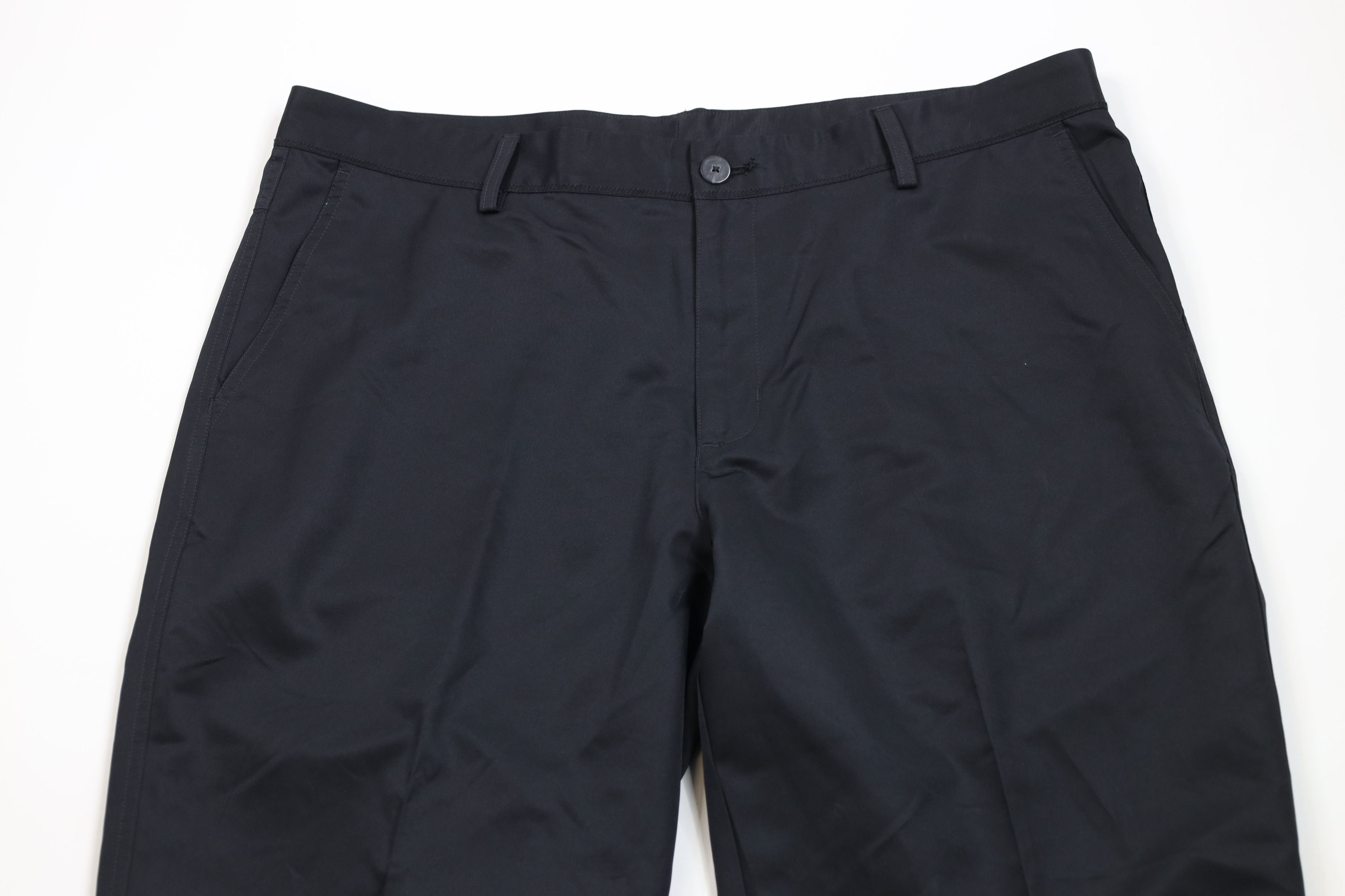 Adidas × Vintage Vintage Y2K Adidas Golf Wide Leg Tech Chino Pants Black Size US 38 / EU 54 - 2 Thumbnail